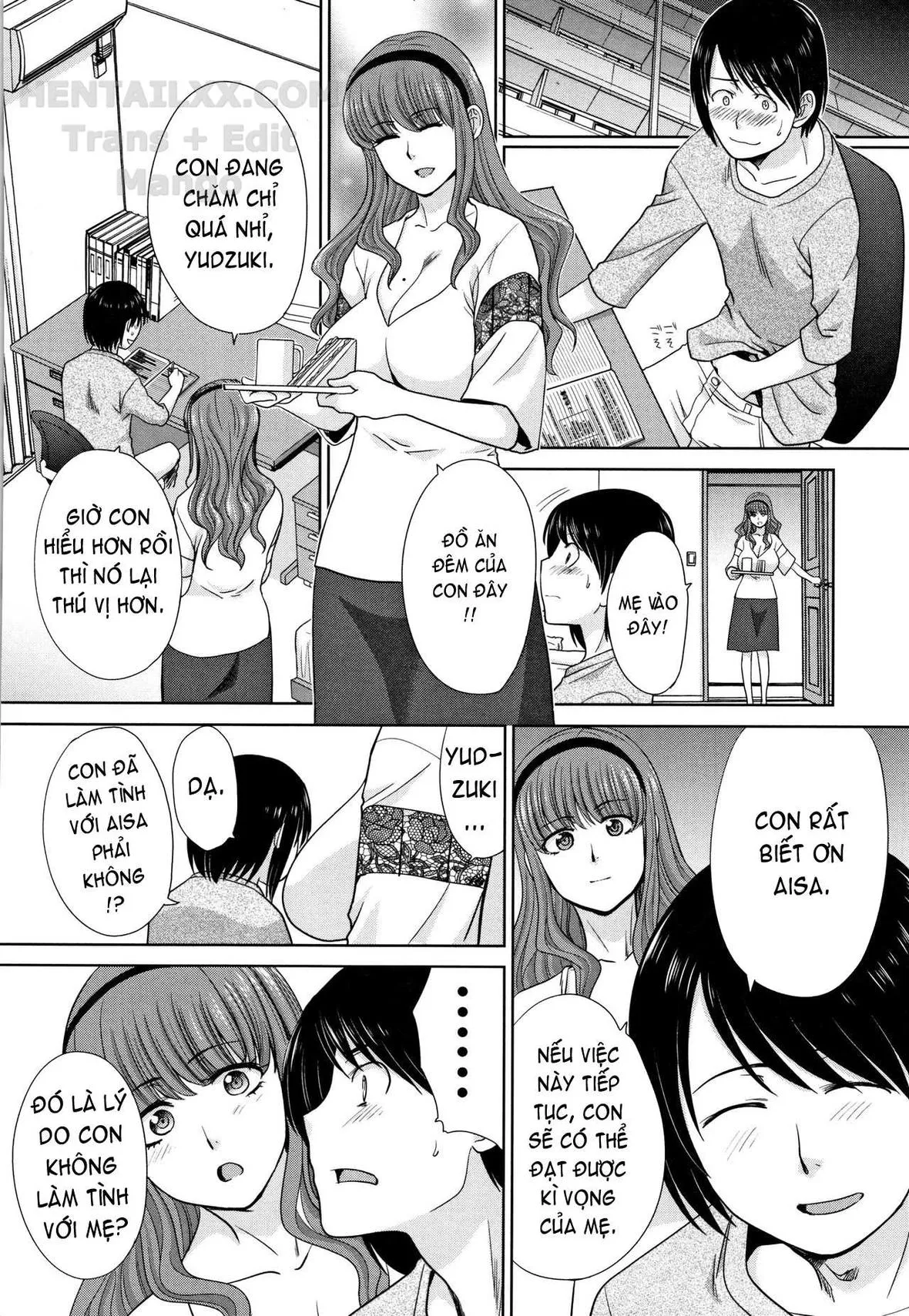 HentaiVN.net - Ảnh 9 - Mother and Younger Sister [Haha to Imouto] - Chap 4