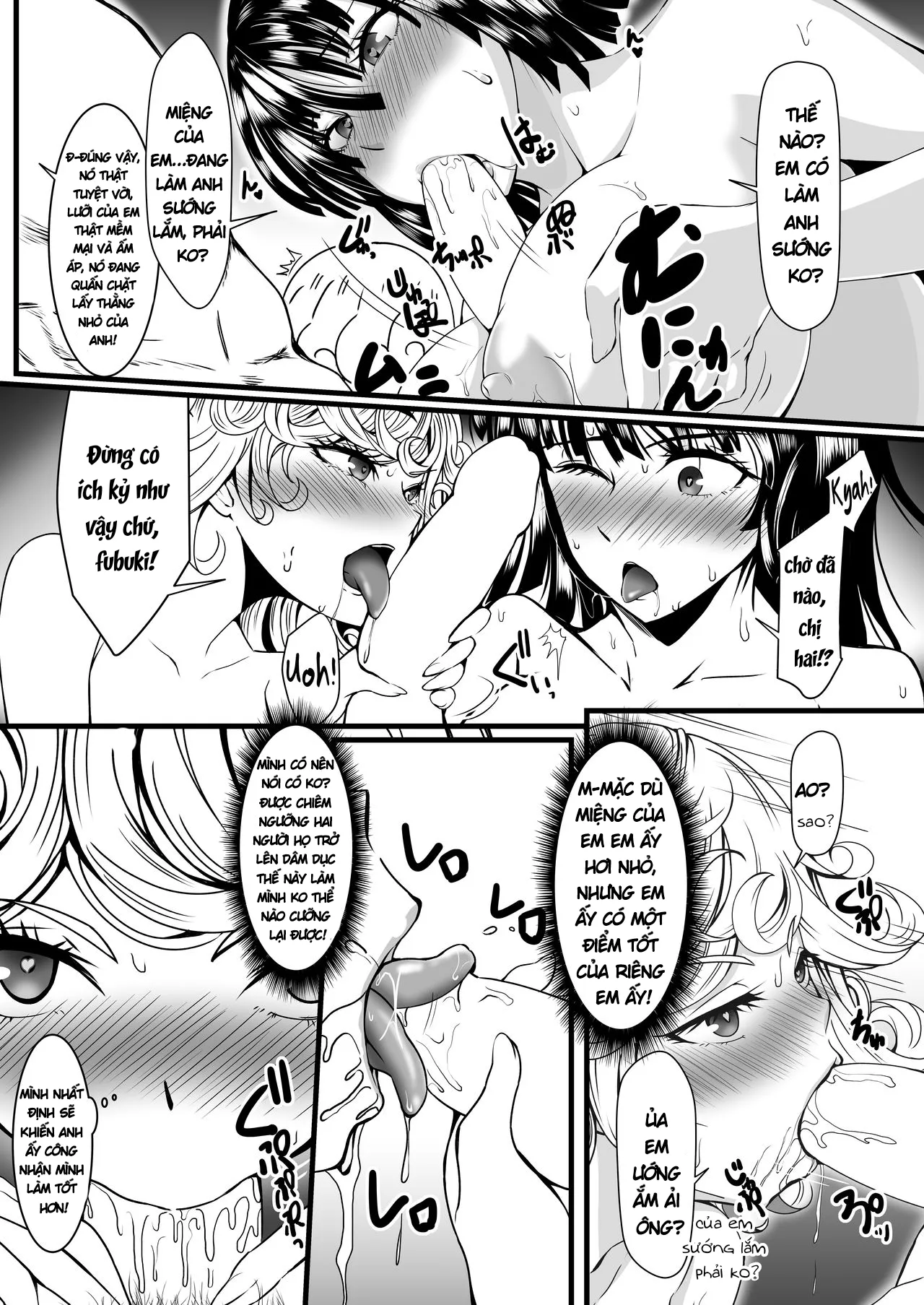 HentaiVN.net - Ảnh 14 - Tình Yêu Chị Em 4 (One Punch Man) [Love sister 4] - Chap 2: X2 EXP...(˵ ͡° ͜ʖ ͡°˵)