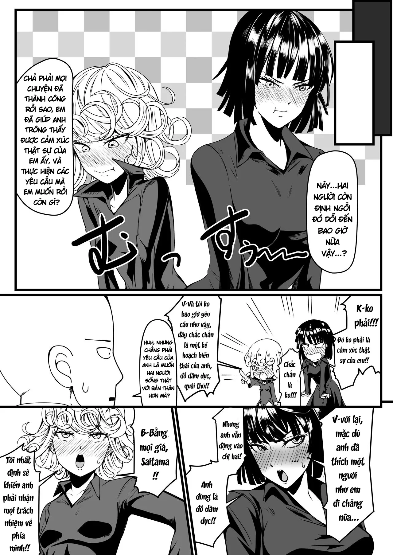 HentaiVN.net - Ảnh 20 - Tình Yêu Chị Em 4 (One Punch Man) [Love sister 4] - Chap 2: X2 EXP...(˵ ͡° ͜ʖ ͡°˵)