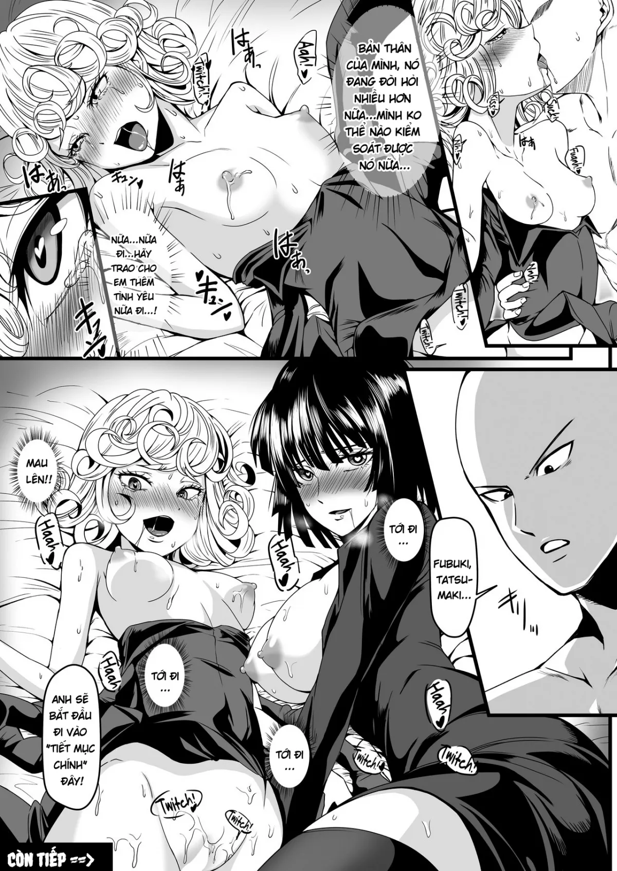 HentaiVN.net - Ảnh 3 - Tình Yêu Chị Em 4 (One Punch Man) [Love sister 4] - Chap 2: X2 EXP...(˵ ͡° ͜ʖ ͡°˵)