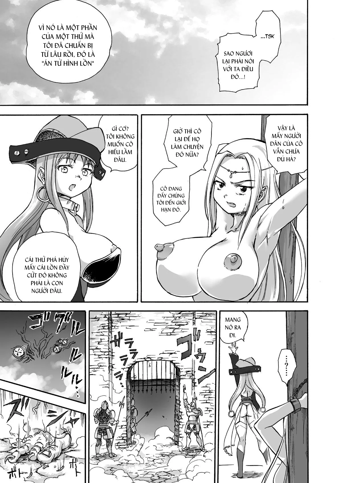 HentaiVN.net - Ảnh 21 - Majo no Rakujitsu -Kakei- [Final Hour -A Fiery Execution- ; 魔女の落日 -火刑-] - Chap 1.1