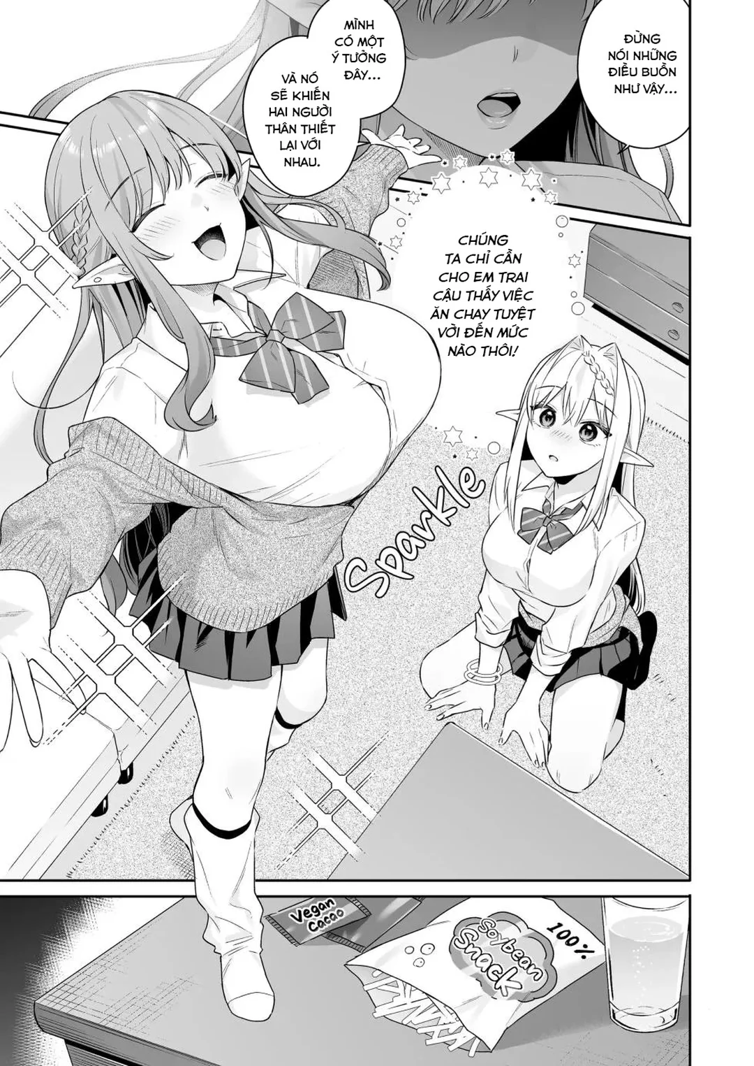 HentaiVN.net - Ảnh 11 - Hai nàng elf thuần chay thèm thịt - Oneshot