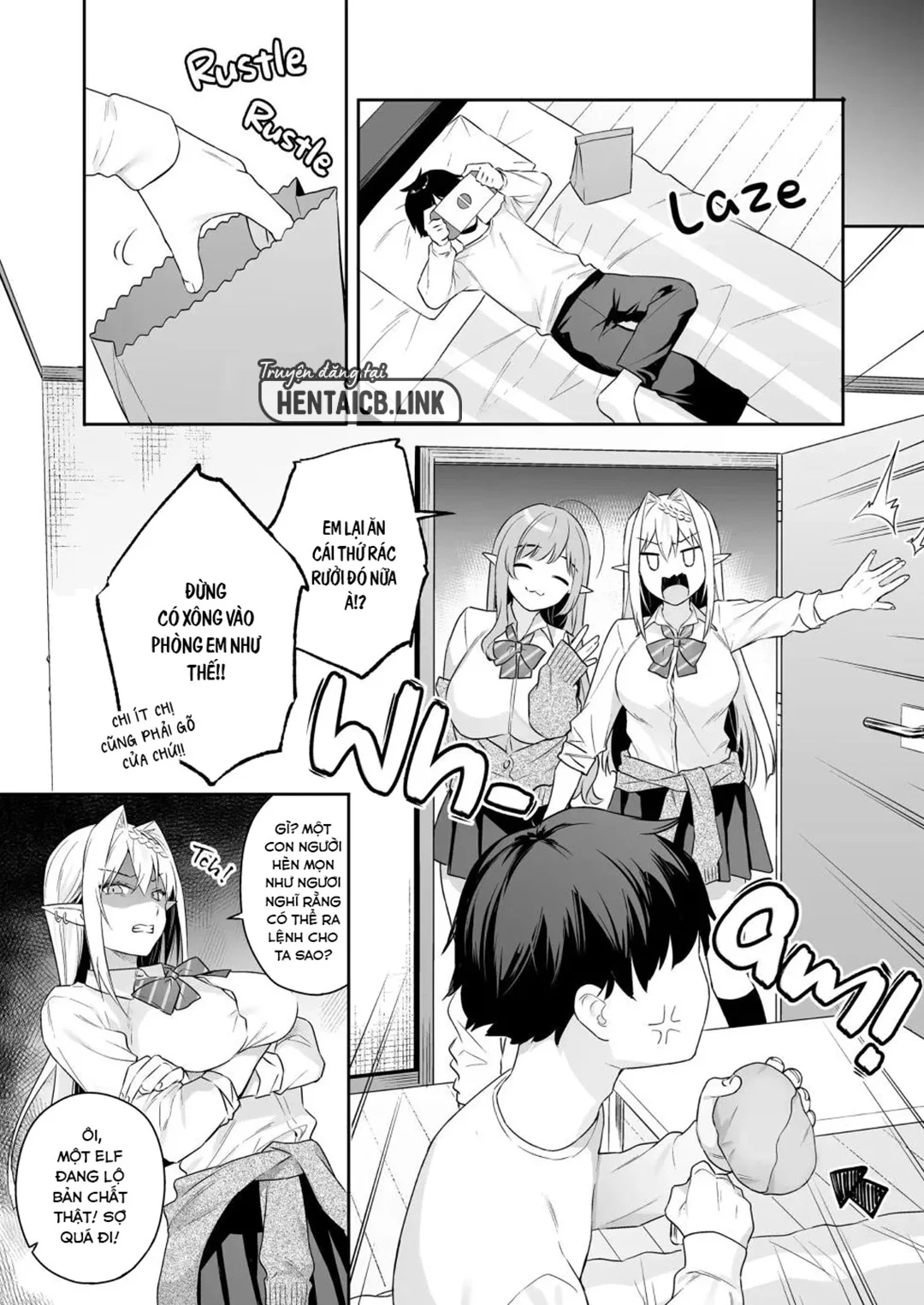 HentaiVN.net - Ảnh 12 - Hai nàng elf thuần chay thèm thịt - Oneshot