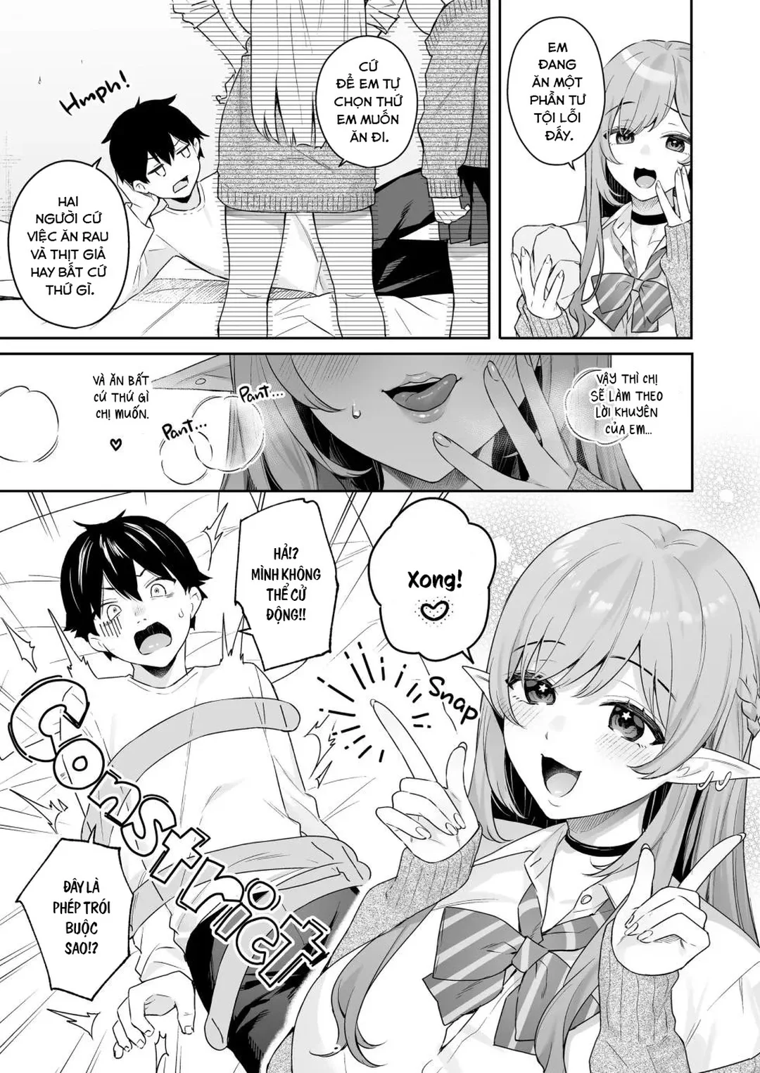 HentaiVN.net - Ảnh 13 - Hai nàng elf thuần chay thèm thịt - Oneshot