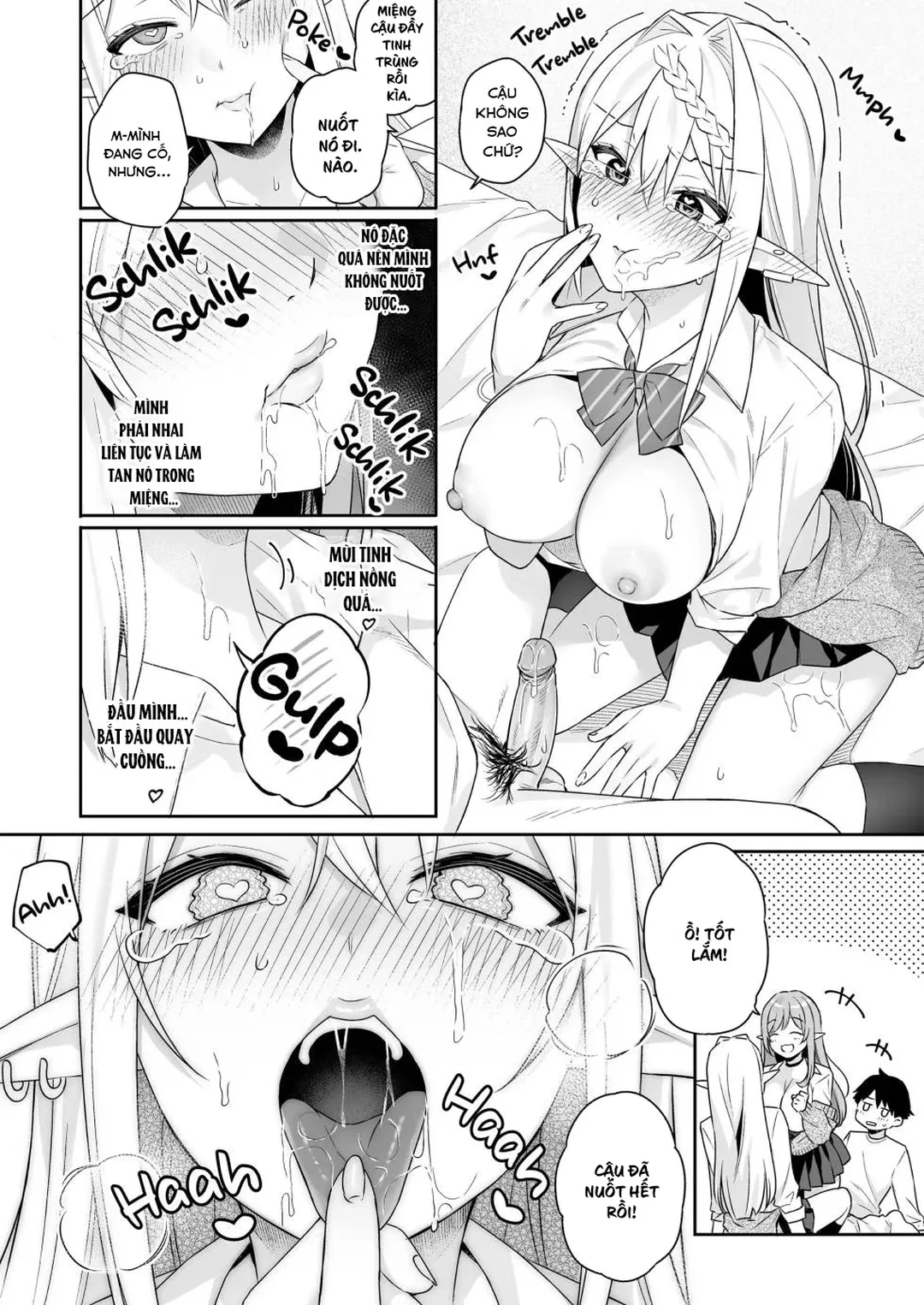 HentaiVN.net - Ảnh 22 - Hai nàng elf thuần chay thèm thịt - Oneshot