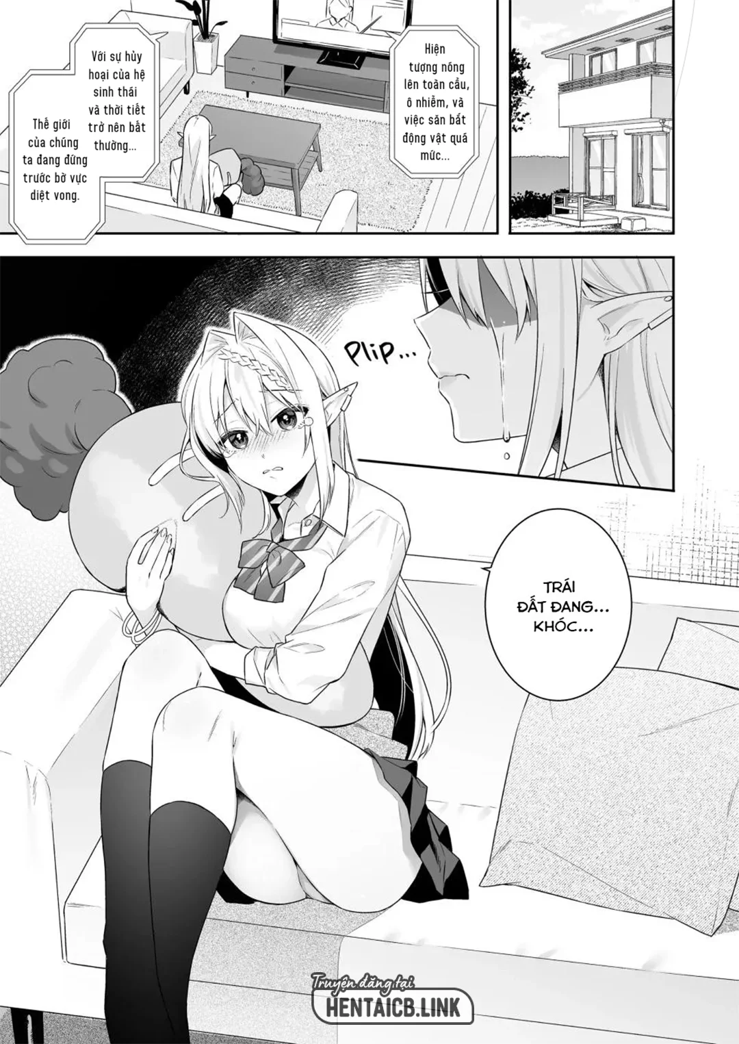 HentaiVN.net - Ảnh 3 - Hai nàng elf thuần chay thèm thịt - Oneshot