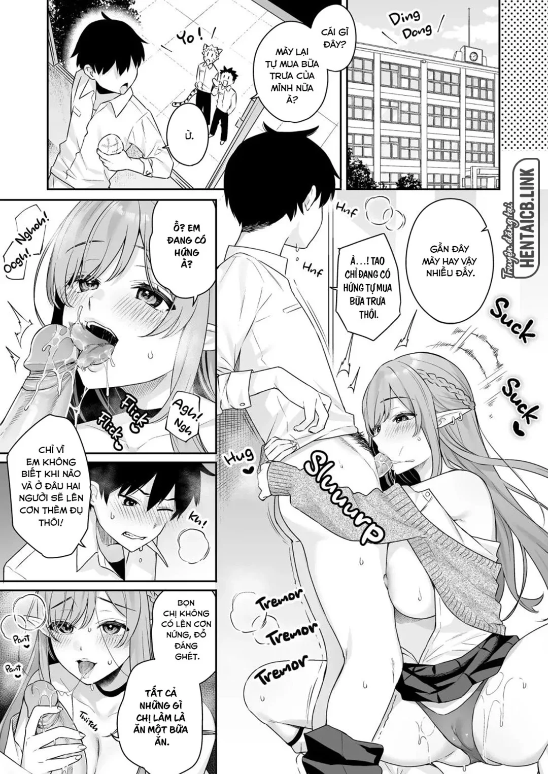 HentaiVN.net - Ảnh 39 - Hai nàng elf thuần chay thèm thịt - Oneshot