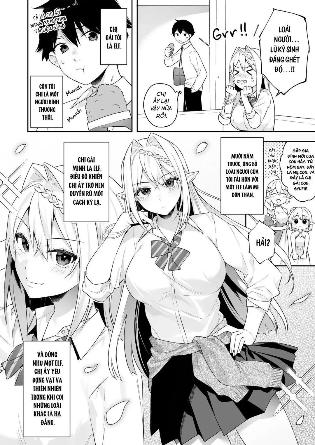 HentaiVN.net - Ảnh 4 - Hai nàng elf thuần chay thèm thịt - Oneshot