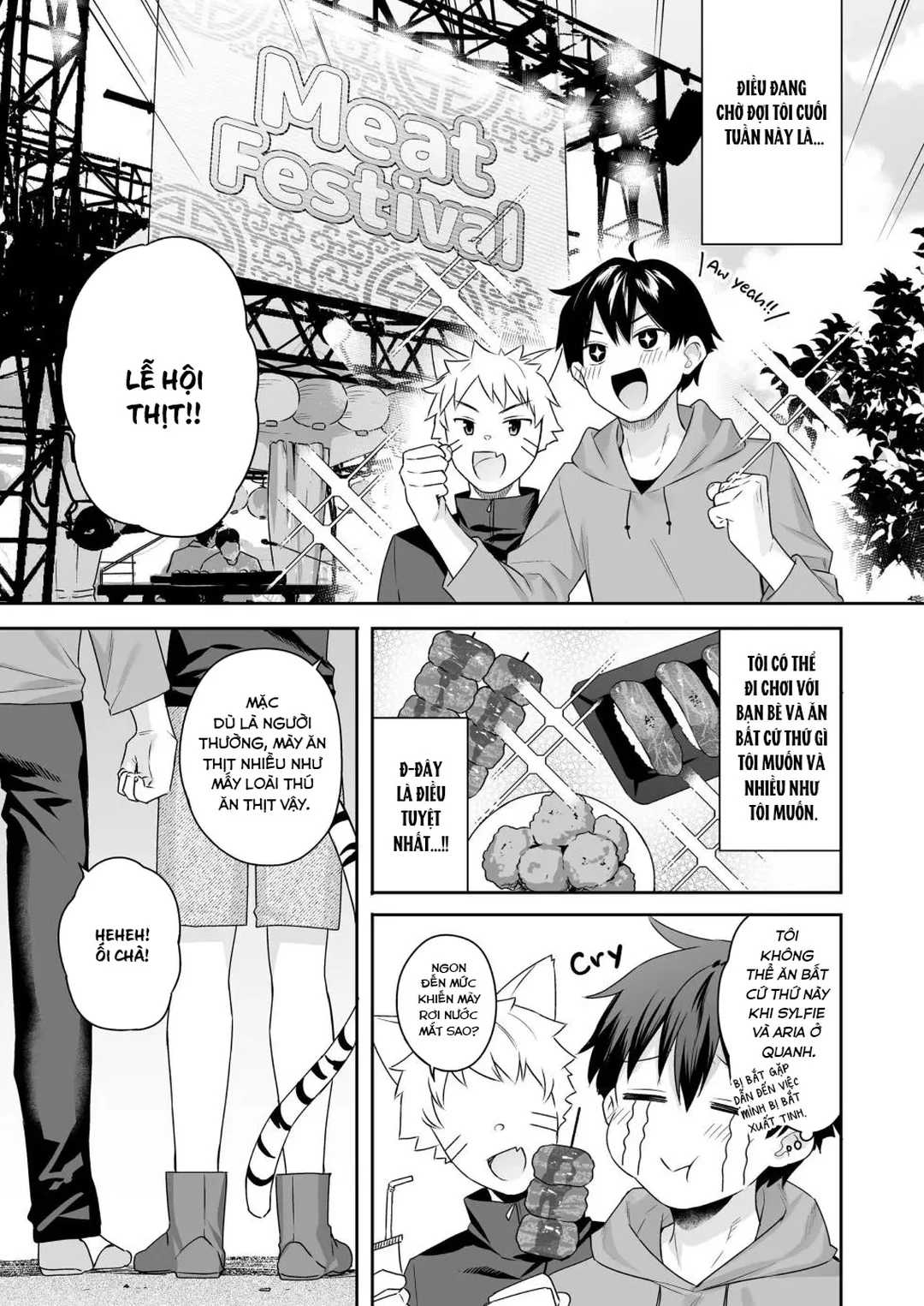 HentaiVN.net - Ảnh 41 - Hai nàng elf thuần chay thèm thịt - Oneshot
