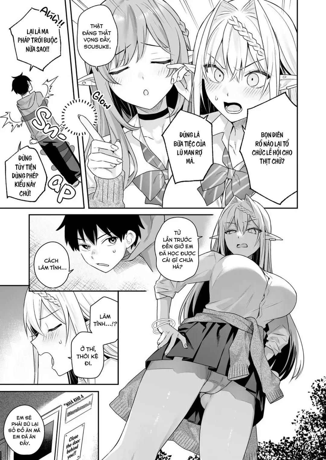 HentaiVN.net - Ảnh 43 - Hai nàng elf thuần chay thèm thịt - Oneshot