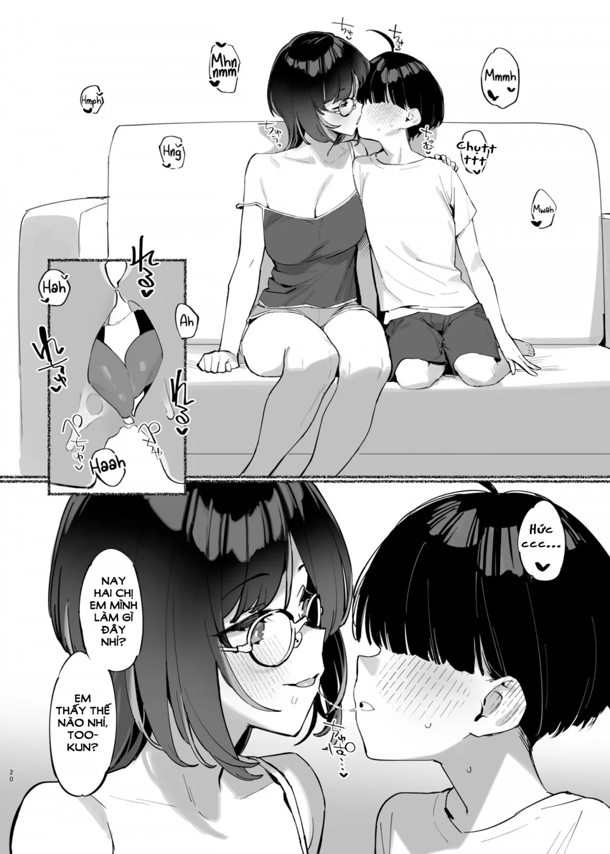 HentaiVN.net - Ảnh 20 - Người chị yêu dấu là của riêng tôi! [ぼくのおねぇちゃん, Boku no Onee-chan, My dear Sister is Mine] - Chap 2: