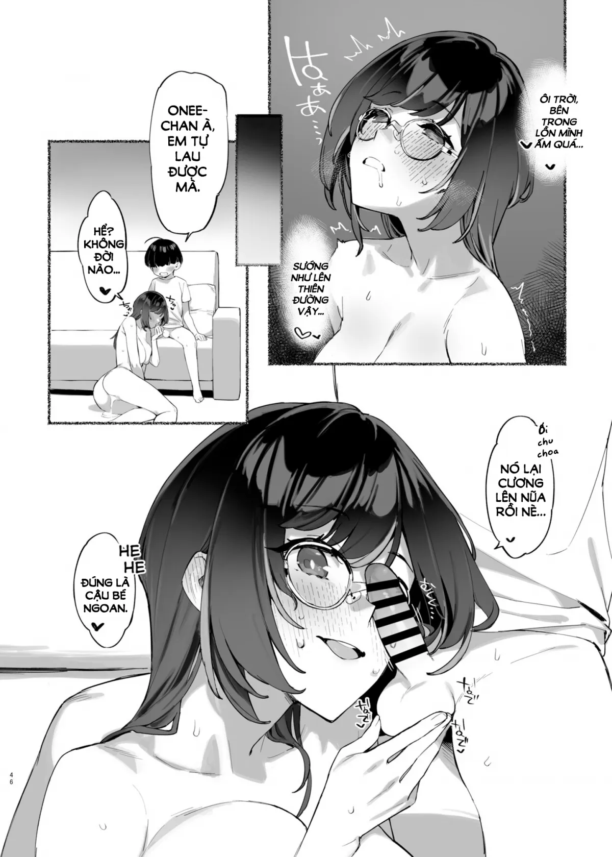 HentaiVN.net - Ảnh 45 - Người chị yêu dấu là của riêng tôi! [ぼくのおねぇちゃん, Boku no Onee-chan, My dear Sister is Mine] - Chap 2: