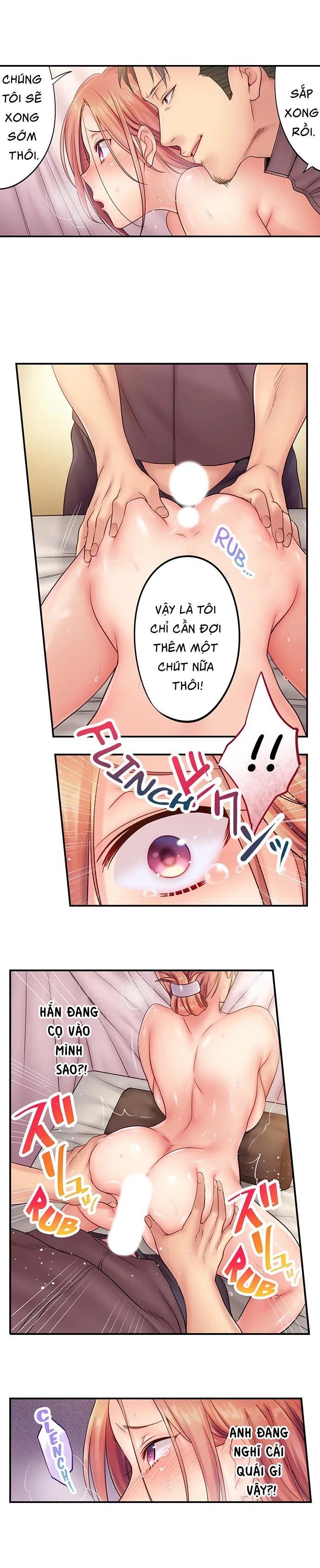 HentaiVN.net - Ảnh 4 - Tôi Không Thể Cưỡng Lại Cách Hắn Mát-xa! [挿入ってる…! 夫の目の前で抗えない寝取りエステ; Haitteru...! Otto no Me no Mae de Aragaenai Netori Esthe; I Can’t Resist His Massage! Cheating in Front of My Husband’s Eyes] - Chap 3