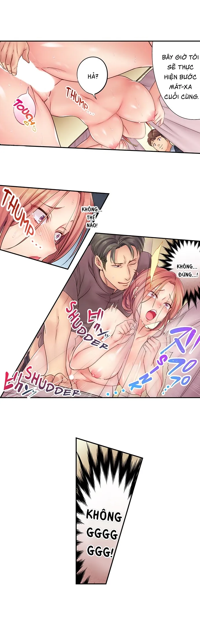 HentaiVN.net - Ảnh 6 - Tôi Không Thể Cưỡng Lại Cách Hắn Mát-xa! [挿入ってる…! 夫の目の前で抗えない寝取りエステ; Haitteru...! Otto no Me no Mae de Aragaenai Netori Esthe; I Can’t Resist His Massage! Cheating in Front of My Husband’s Eyes] - Chap 3