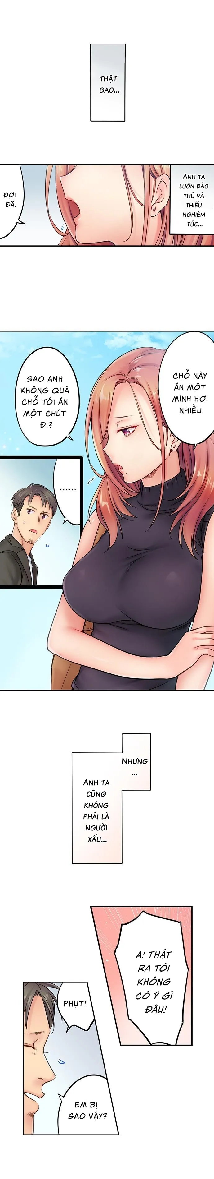 HentaiVN.net - Ảnh 3 - Tôi Không Thể Cưỡng Lại Cách Hắn Mát-xa! [挿入ってる…! 夫の目の前で抗えない寝取りエステ; Haitteru...! Otto no Me no Mae de Aragaenai Netori Esthe; I Can’t Resist His Massage! Cheating in Front of My Husband’s Eyes] - Chap 5