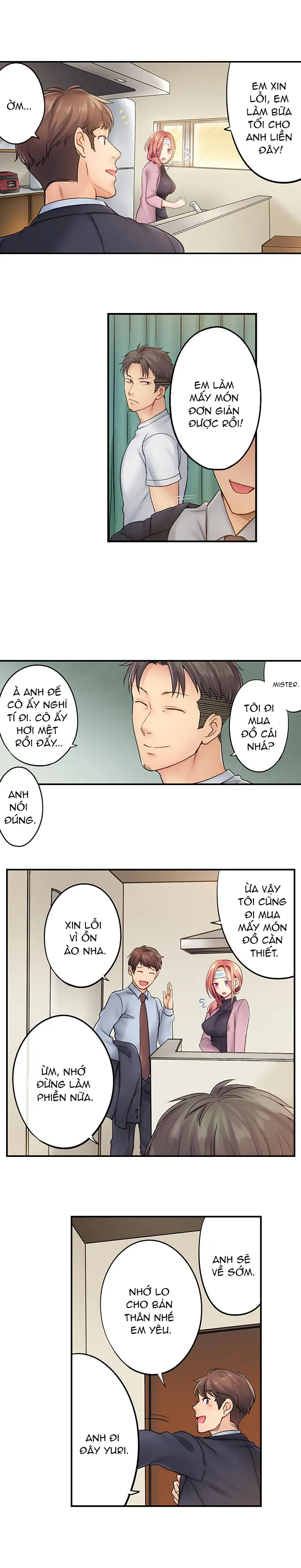 HentaiVN.net - Ảnh 4 - Tôi Không Thể Cưỡng Lại Cách Hắn Mát-xa! [挿入ってる…! 夫の目の前で抗えない寝取りエステ; Haitteru...! Otto no Me no Mae de Aragaenai Netori Esthe; I Can’t Resist His Massage! Cheating in Front of My Husband’s Eyes] - Chap 9: Tắm chung