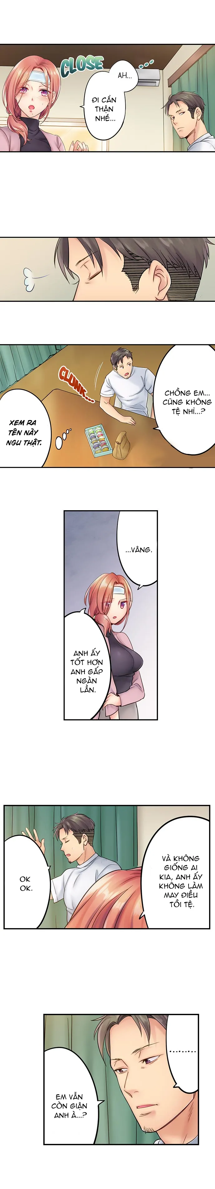 HentaiVN.net - Ảnh 5 - Tôi Không Thể Cưỡng Lại Cách Hắn Mát-xa! [挿入ってる…! 夫の目の前で抗えない寝取りエステ; Haitteru...! Otto no Me no Mae de Aragaenai Netori Esthe; I Can’t Resist His Massage! Cheating in Front of My Husband’s Eyes] - Chap 9: Tắm chung
