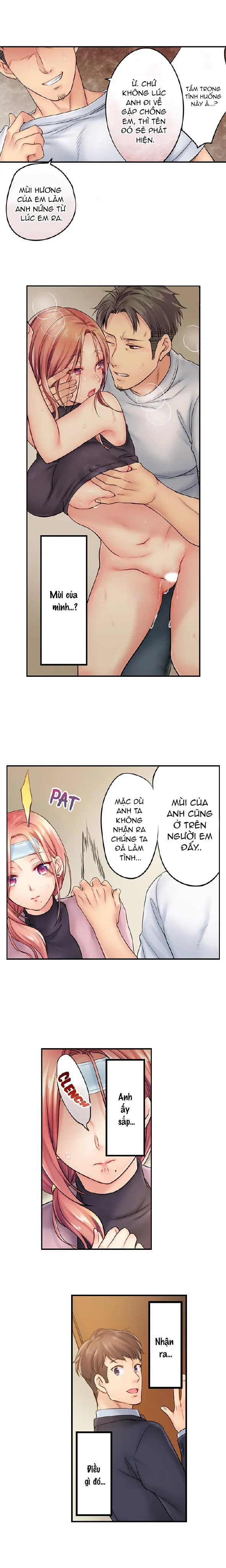 HentaiVN.net - Ảnh 7 - Tôi Không Thể Cưỡng Lại Cách Hắn Mát-xa! [挿入ってる…! 夫の目の前で抗えない寝取りエステ; Haitteru...! Otto no Me no Mae de Aragaenai Netori Esthe; I Can’t Resist His Massage! Cheating in Front of My Husband’s Eyes] - Chap 9: Tắm chung