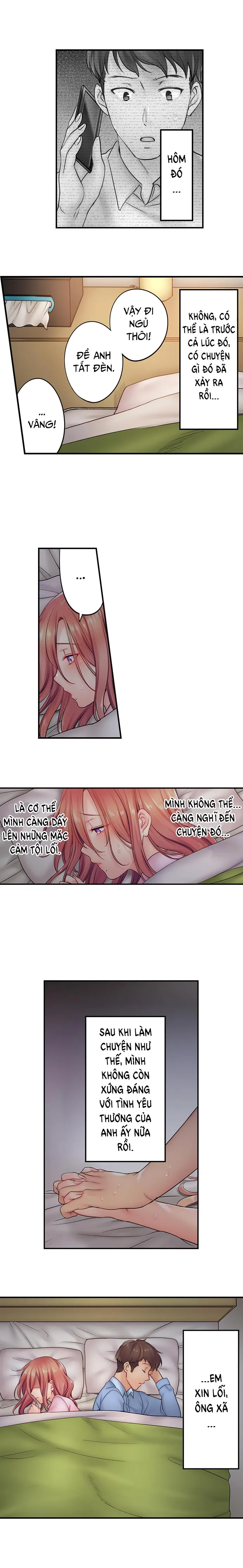 HentaiVN.net - Ảnh 6 - Tôi Không Thể Cưỡng Lại Cách Hắn Mát-xa! [挿入ってる…! 夫の目の前で抗えない寝取りエステ; Haitteru...! Otto no Me no Mae de Aragaenai Netori Esthe; I Can’t Resist His Massage! Cheating in Front of My Husband’s Eyes] - Chap 19.