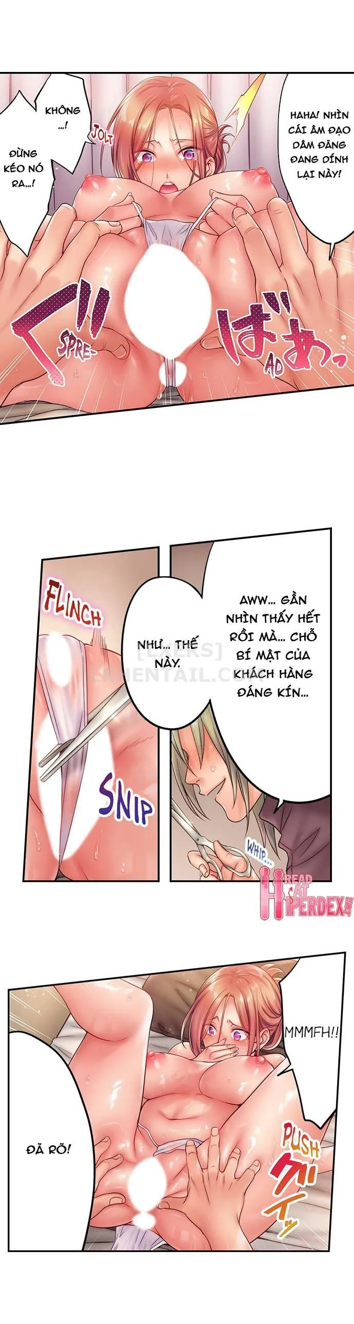 HentaiVN.net - Ảnh 10 - Tôi Không Thể Cưỡng Lại Cách Hắn Mát-xa! [挿入ってる…! 夫の目の前で抗えない寝取りエステ; Haitteru...! Otto no Me no Mae de Aragaenai Netori Esthe; I Can’t Resist His Massage! Cheating in Front of My Husband’s Eyes] - Chap 22-23-24