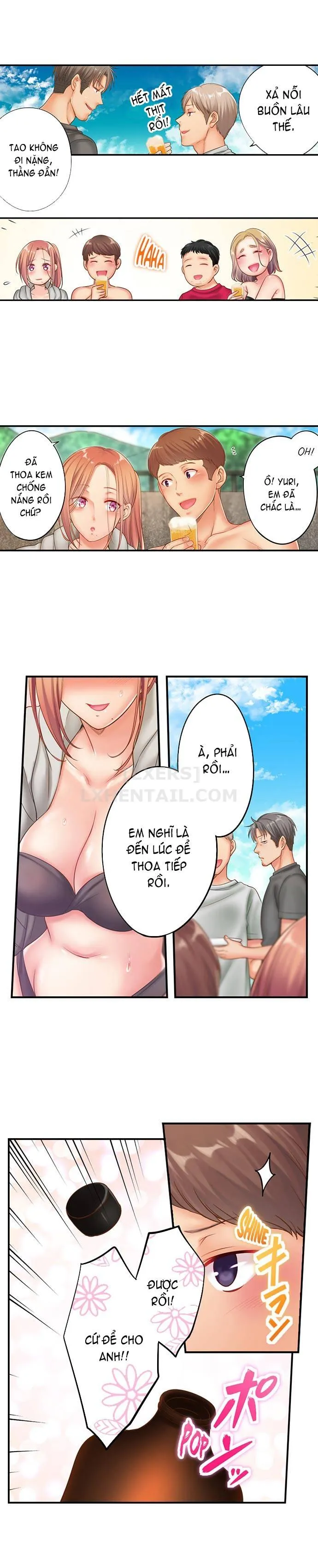 HentaiVN.net - Ảnh 4 - Tôi Không Thể Cưỡng Lại Cách Hắn Mát-xa! [挿入ってる…! 夫の目の前で抗えない寝取りエステ; Haitteru...! Otto no Me no Mae de Aragaenai Netori Esthe; I Can’t Resist His Massage! Cheating in Front of My Husband’s Eyes] - Chap 40-41-42