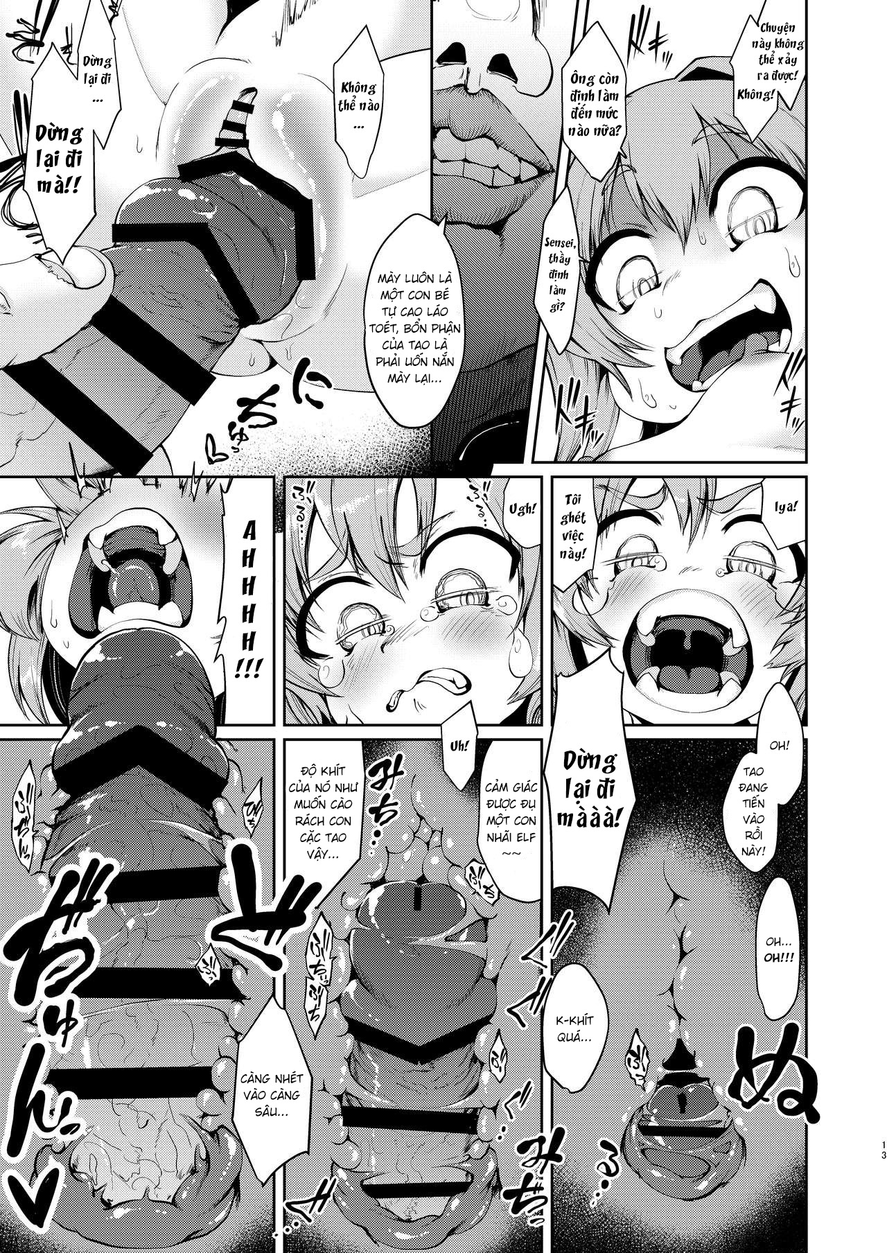 HentaiVN.net - Ảnh 14 - Mindbreak con phò ELF bằng ma thuật [Mesugaki Elf Mahou Choukyou | Breaking a Bratty Elf with Magic] - Oneshot