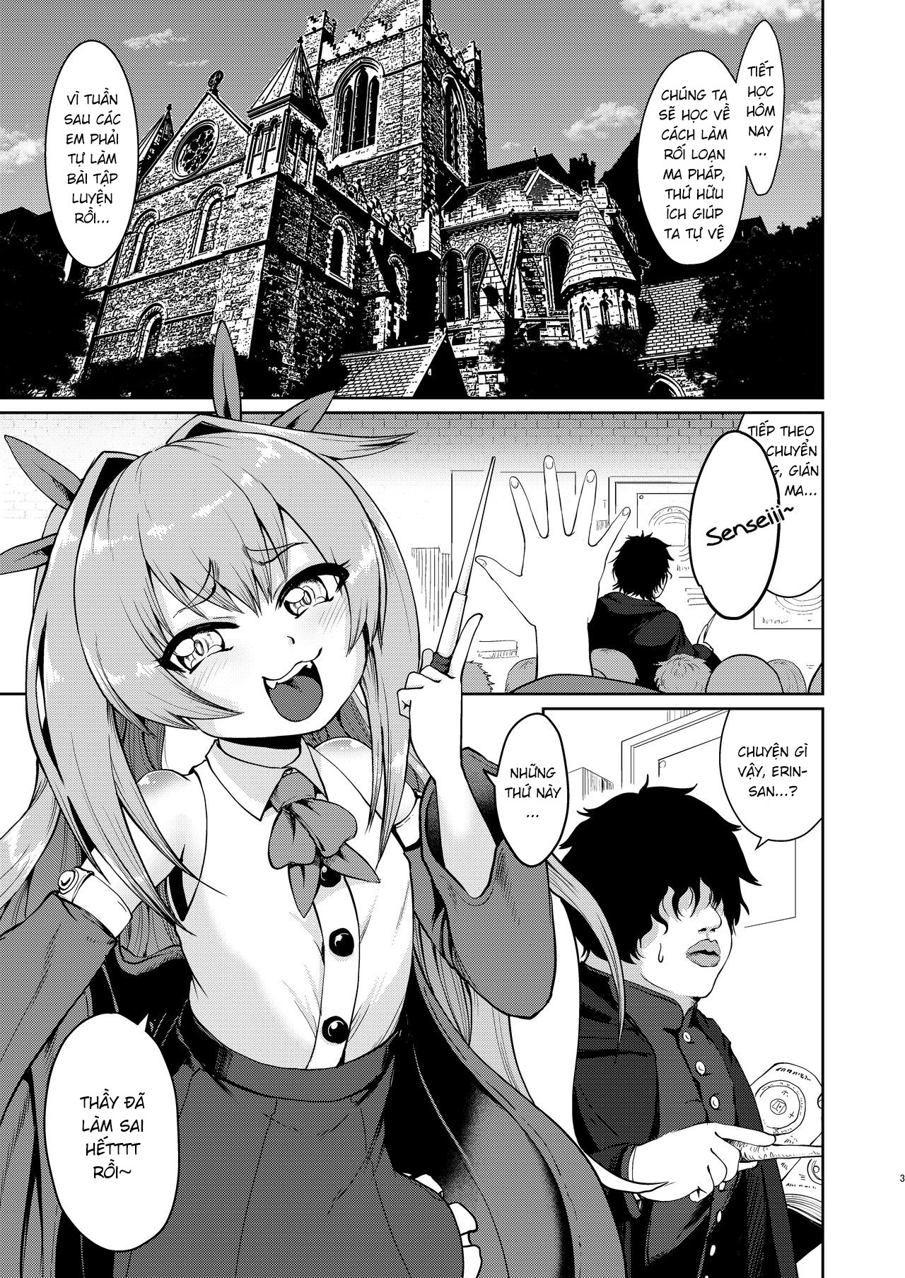 HentaiVN.net - Ảnh 4 - Mindbreak con phò ELF bằng ma thuật [Mesugaki Elf Mahou Choukyou | Breaking a Bratty Elf with Magic] - Oneshot