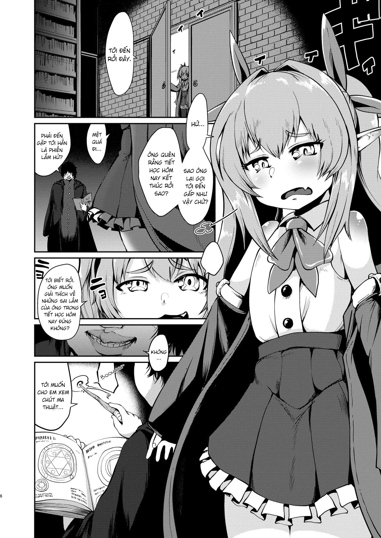 HentaiVN.net - Ảnh 7 - Mindbreak con phò ELF bằng ma thuật [Mesugaki Elf Mahou Choukyou | Breaking a Bratty Elf with Magic] - Oneshot