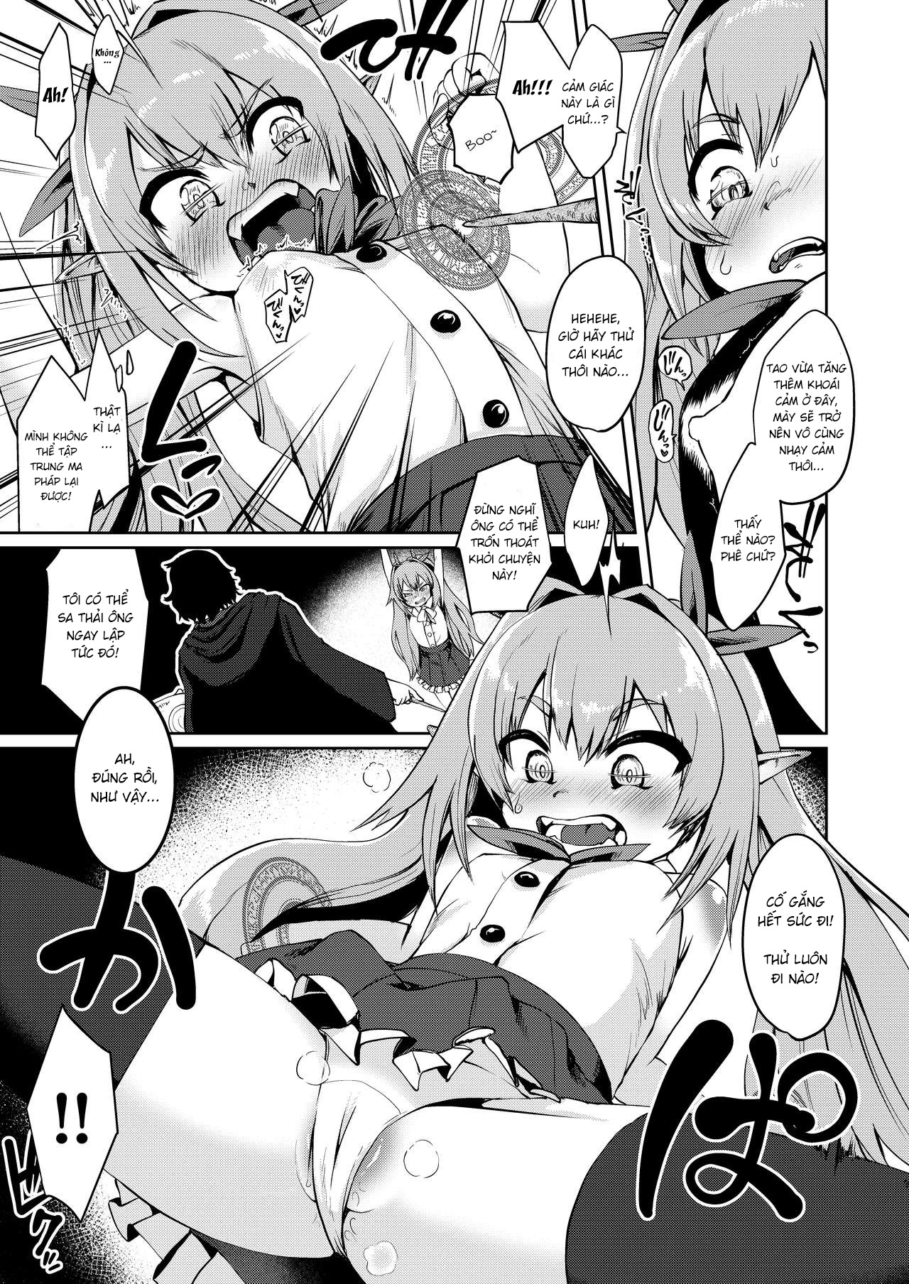 HentaiVN.net - Ảnh 10 - Mindbreak con phò ELF bằng ma thuật [Mesugaki Elf Mahou Choukyou | Breaking a Bratty Elf with Magic] - Oneshot