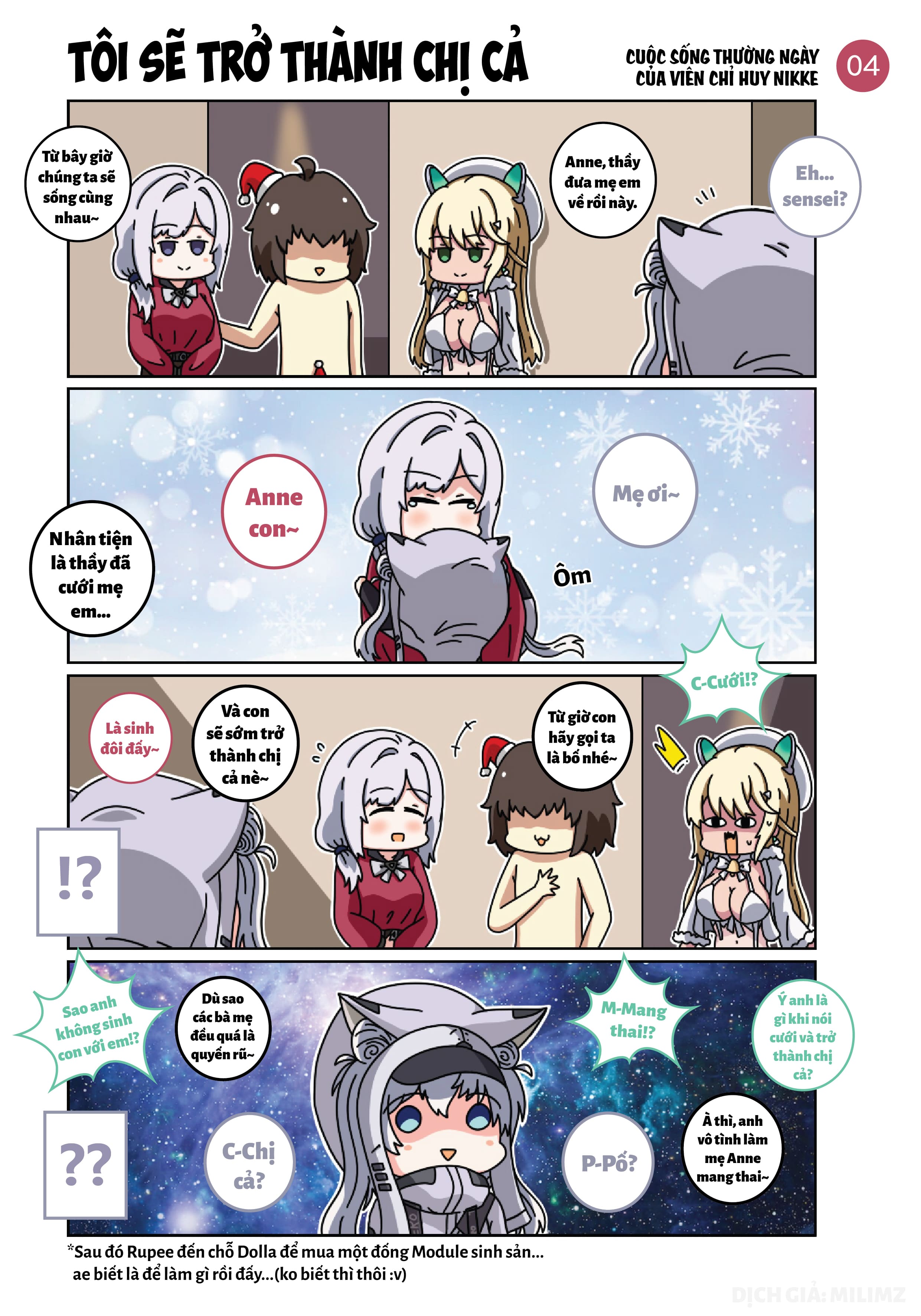 HentaiVN.net - Ảnh 11 - Cuộc sống thường ngày của Chỉ Huy NIKKE (Main Story) - Phần 1