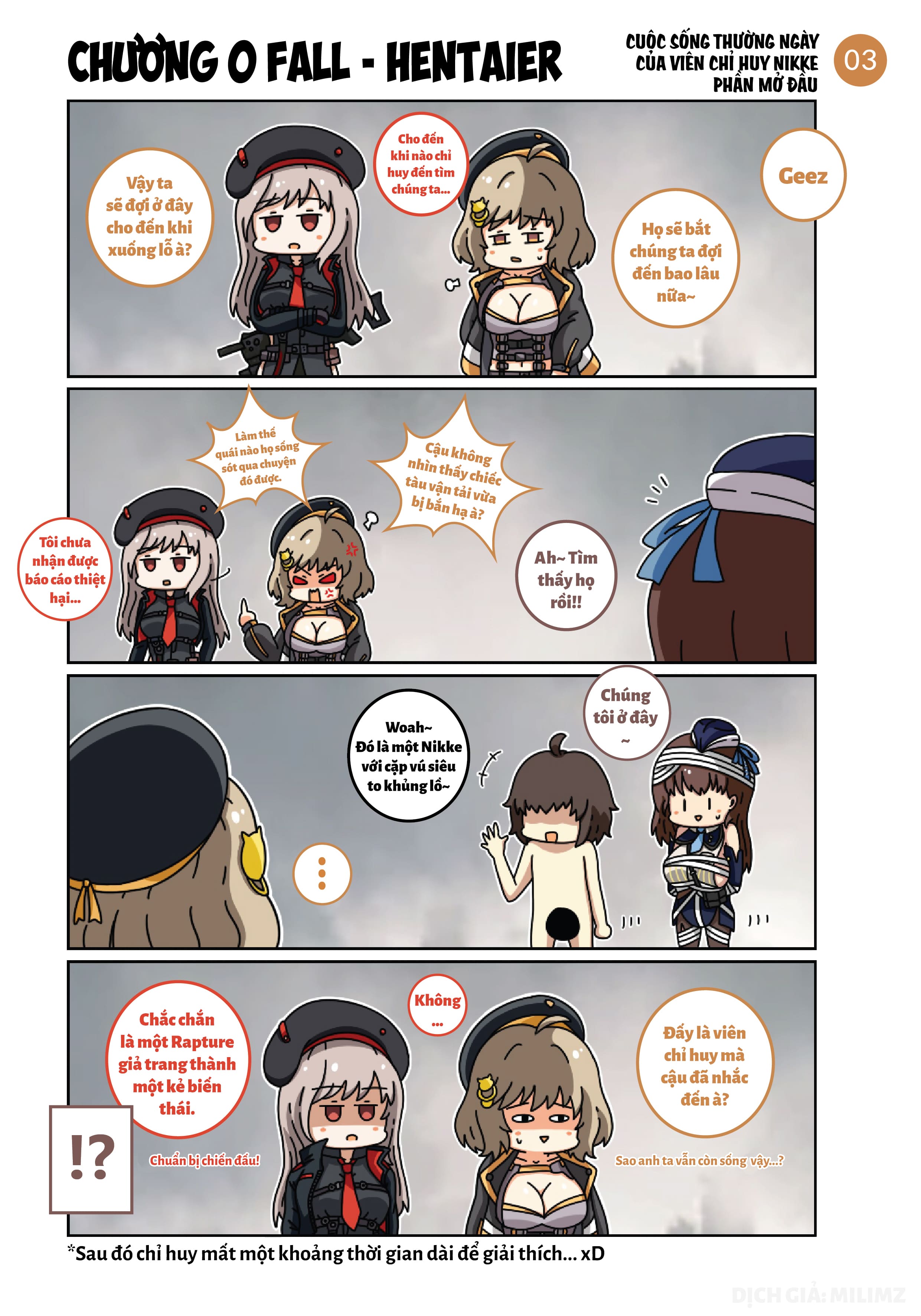 HentaiVN.net - Ảnh 5 - Cuộc sống thường ngày của Chỉ Huy NIKKE (Main Story) - Phần 1