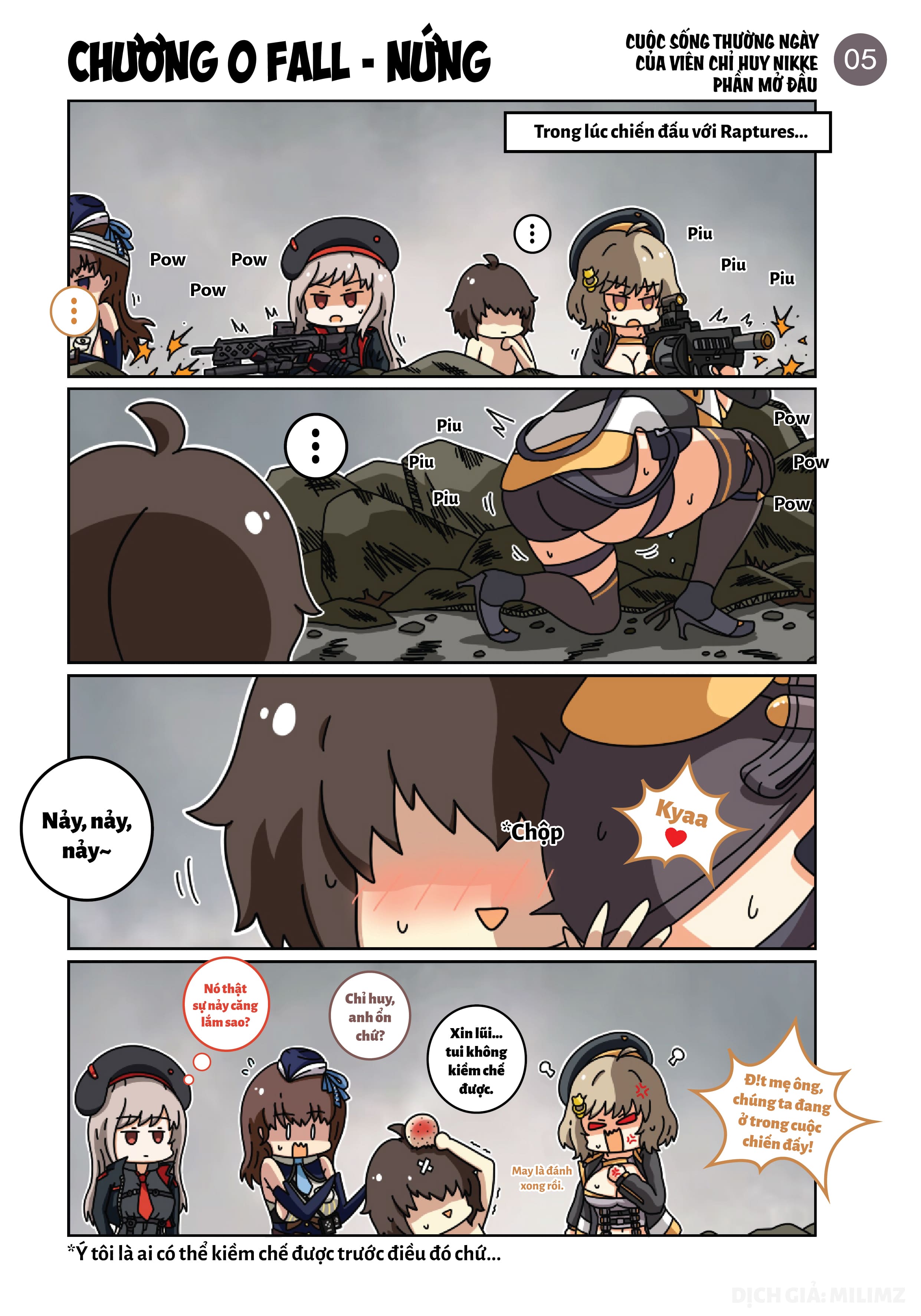 HentaiVN.net - Ảnh 7 - Cuộc sống thường ngày của Chỉ Huy NIKKE (Main Story) - Phần 1