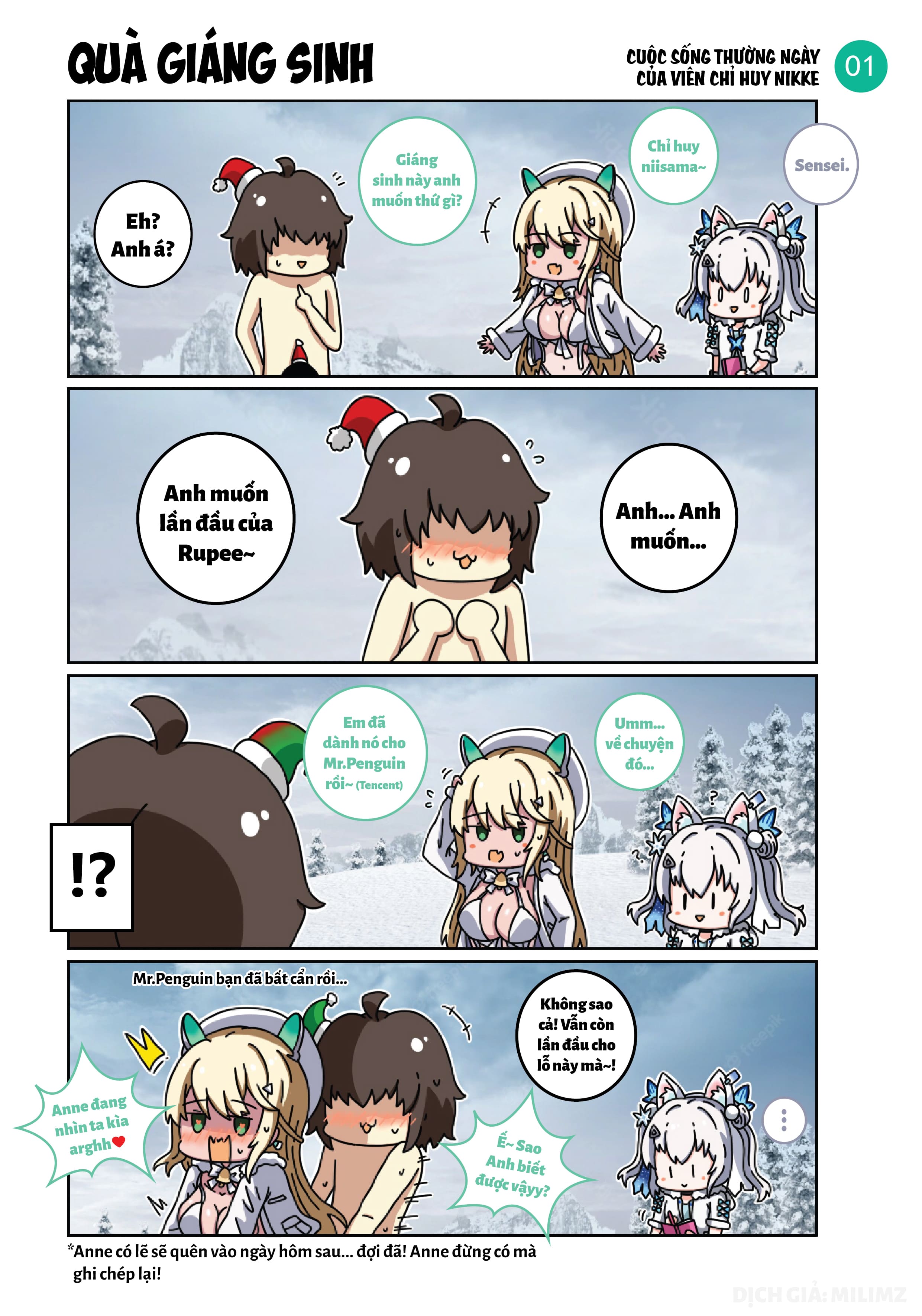 HentaiVN.net - Ảnh 8 - Cuộc sống thường ngày của Chỉ Huy NIKKE (Main Story) - Phần 1