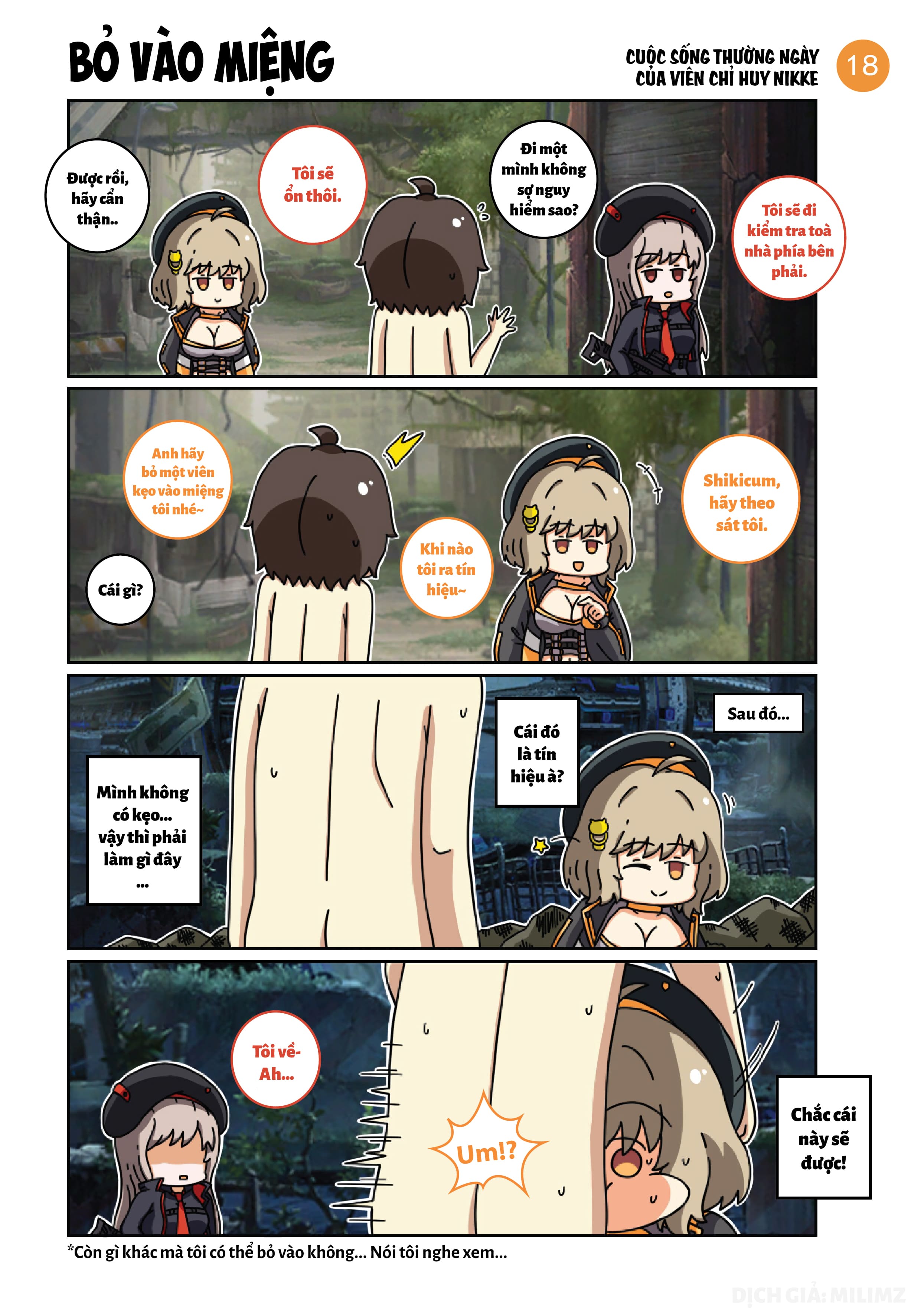 HentaiVN.net - Ảnh 9 - Cuộc sống thường ngày của Chỉ Huy NIKKE (Main Story) - Phần 2