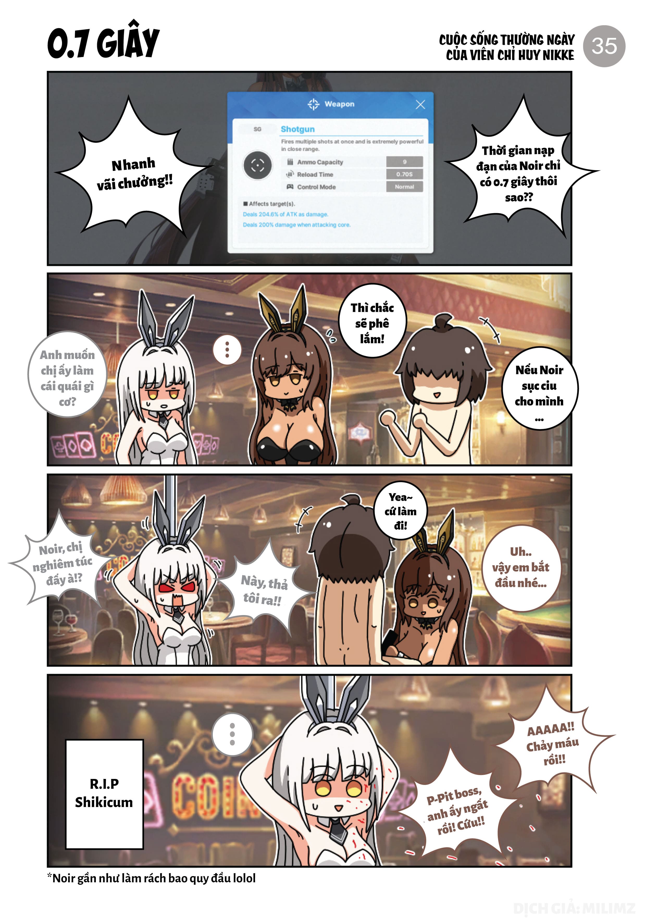 HentaiVN.net - Ảnh 11 - Cuộc sống thường ngày của Chỉ Huy NIKKE (Main Story) - Phần 3