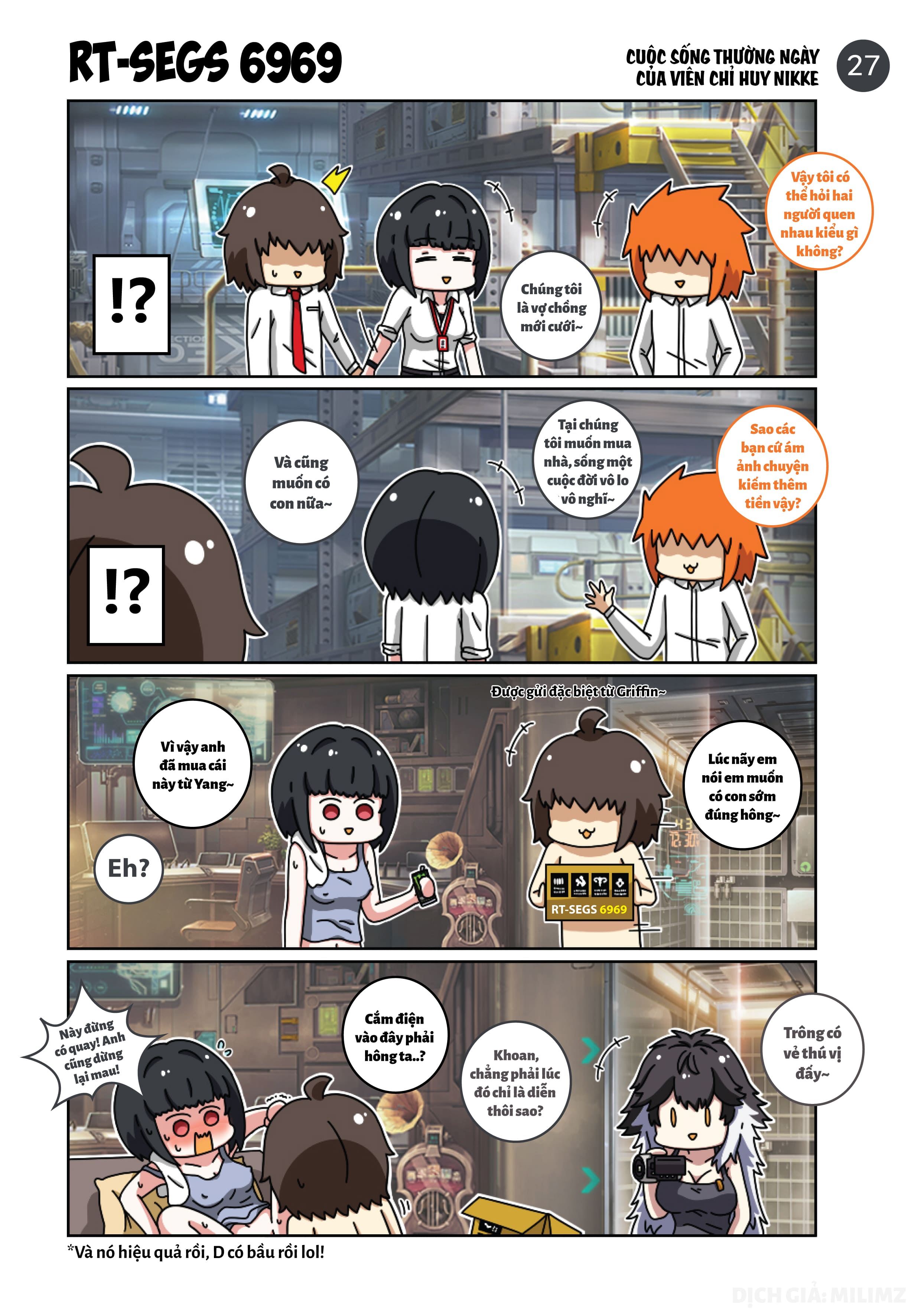 HentaiVN.net - Ảnh 3 - Cuộc sống thường ngày của Chỉ Huy NIKKE (Main Story) - Phần 3