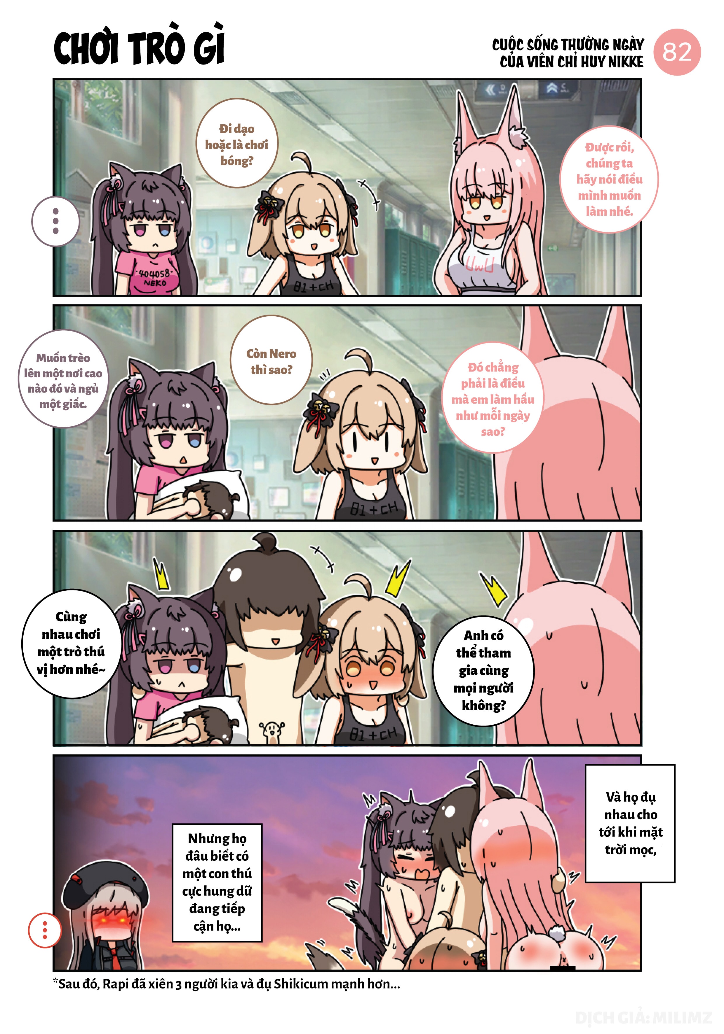 HentaiVN.net - Ảnh 12 - Cuộc sống thường ngày của Chỉ Huy NIKKE (Main Story) - Phần 6