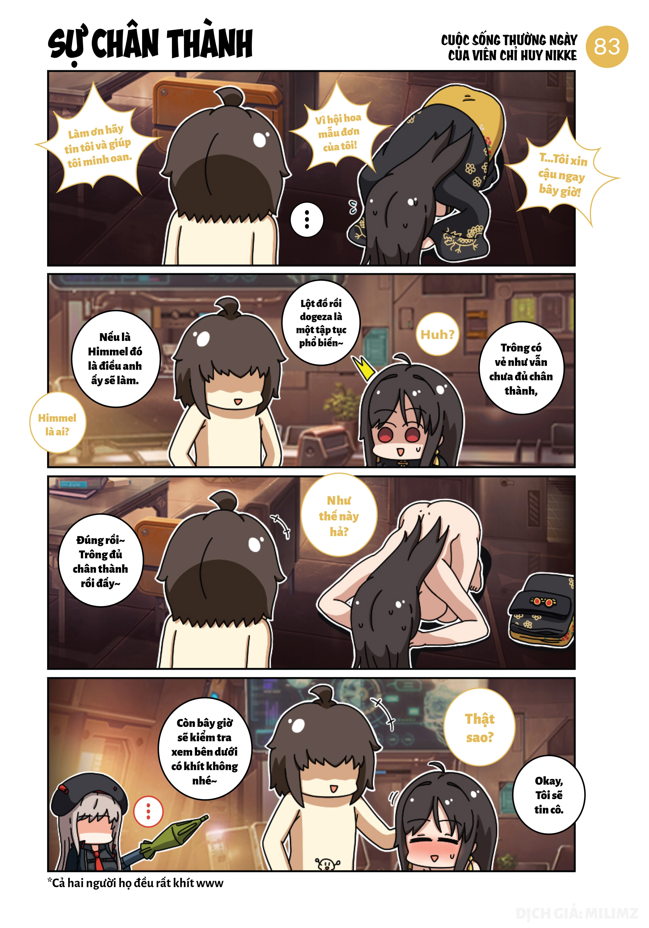 HentaiVN.net - Ảnh 13 - Cuộc sống thường ngày của Chỉ Huy NIKKE (Main Story) - Phần 6