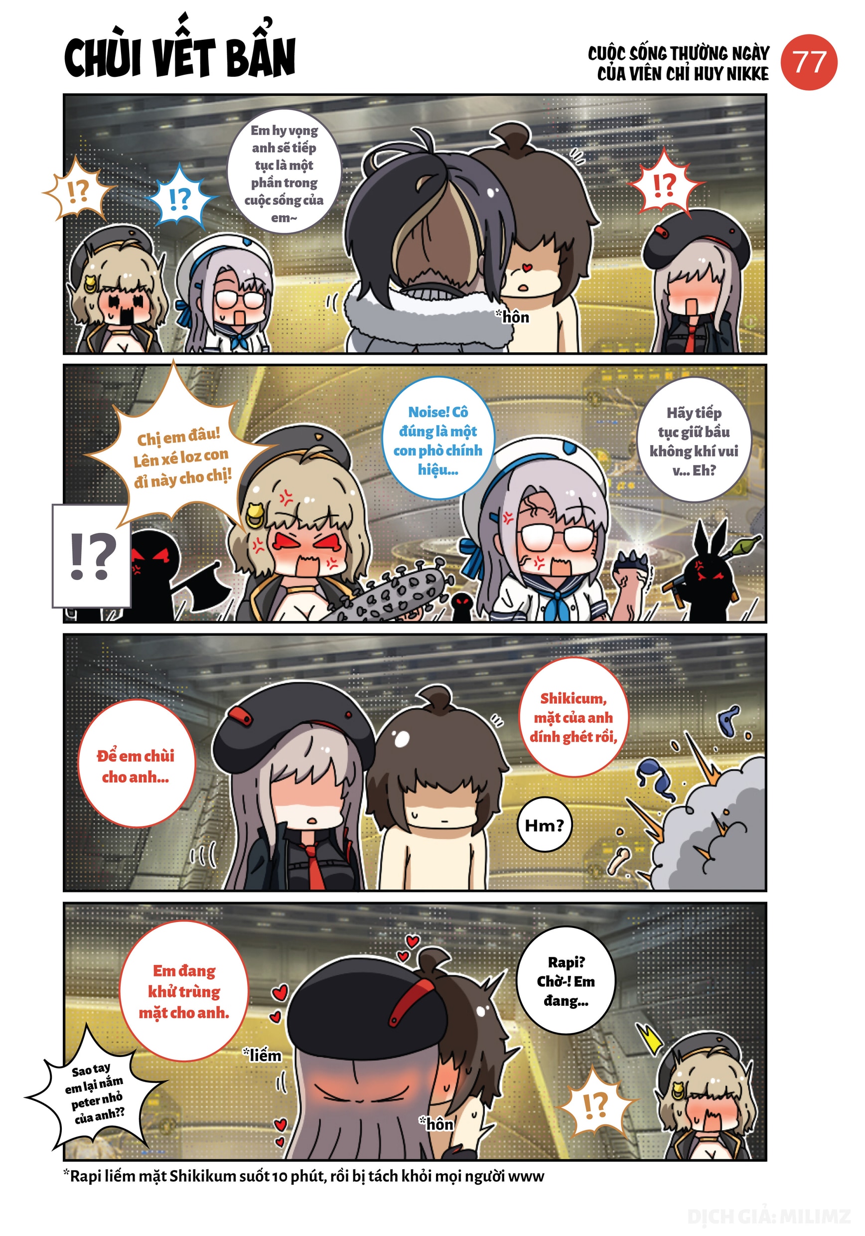HentaiVN.net - Ảnh 7 - Cuộc sống thường ngày của Chỉ Huy NIKKE (Main Story) - Phần 6