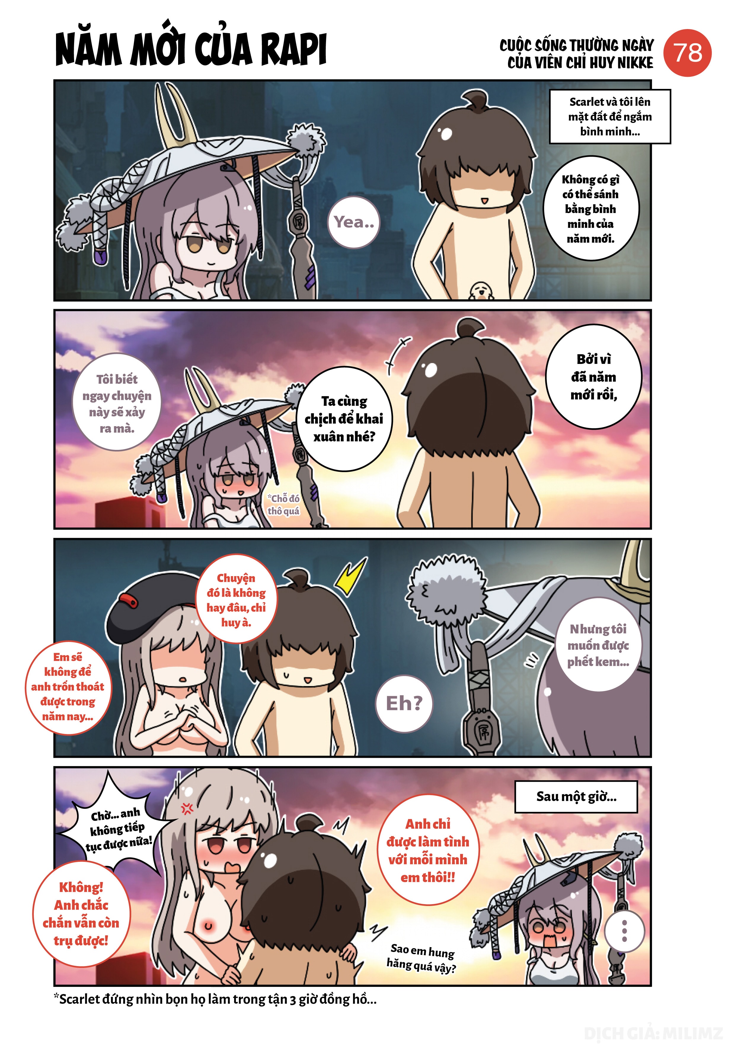 HentaiVN.net - Ảnh 8 - Cuộc sống thường ngày của Chỉ Huy NIKKE (Main Story) - Phần 6