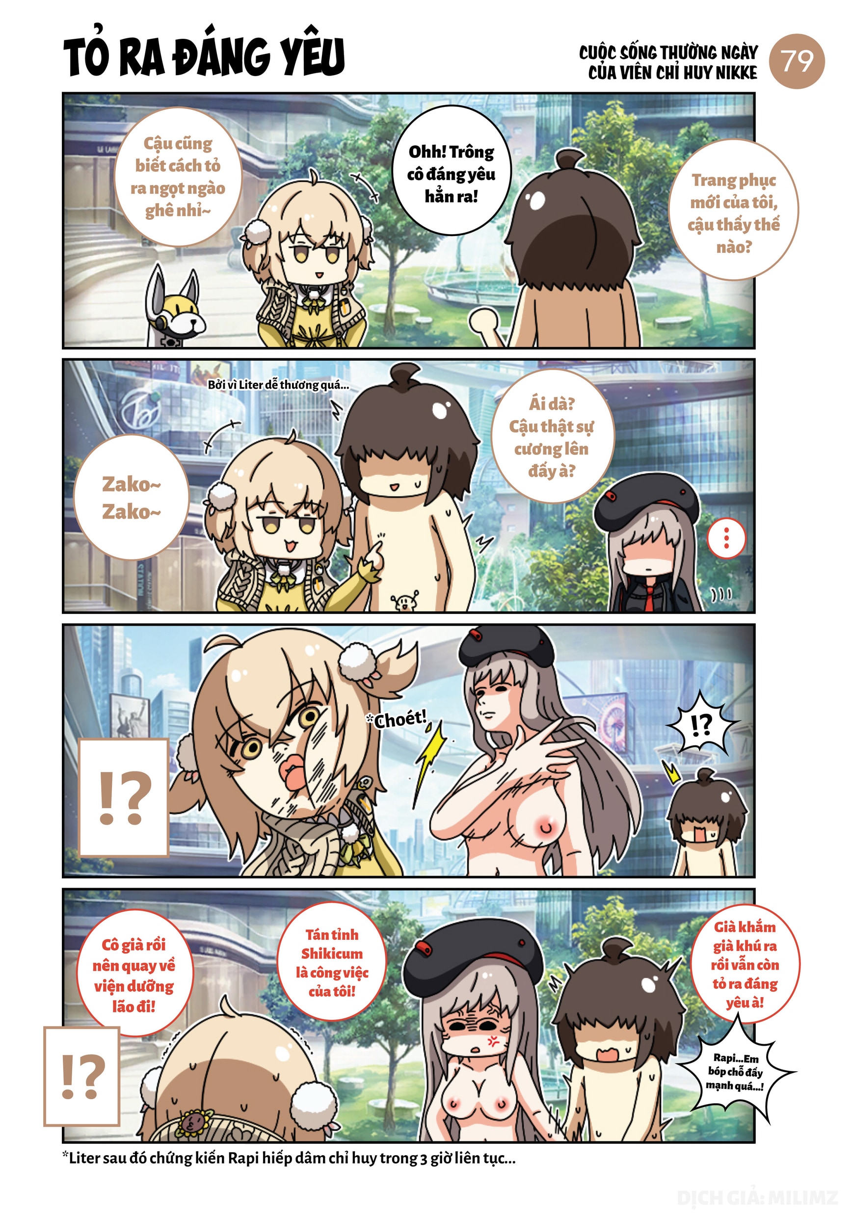 HentaiVN.net - Ảnh 9 - Cuộc sống thường ngày của Chỉ Huy NIKKE (Main Story) - Phần 6
