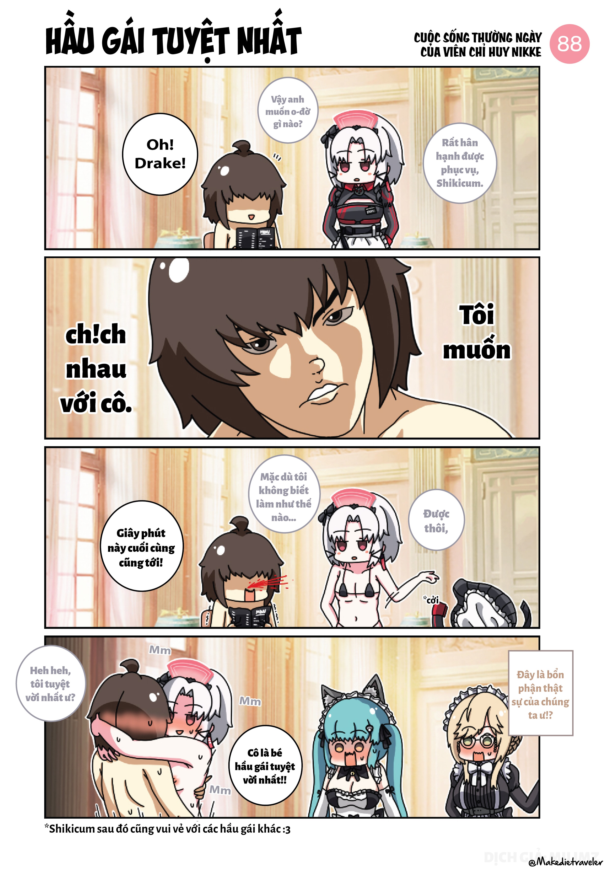HentaiVN.net - Ảnh 4 - Cuộc sống thường ngày của Chỉ Huy NIKKE (Main Story) - Phần 7