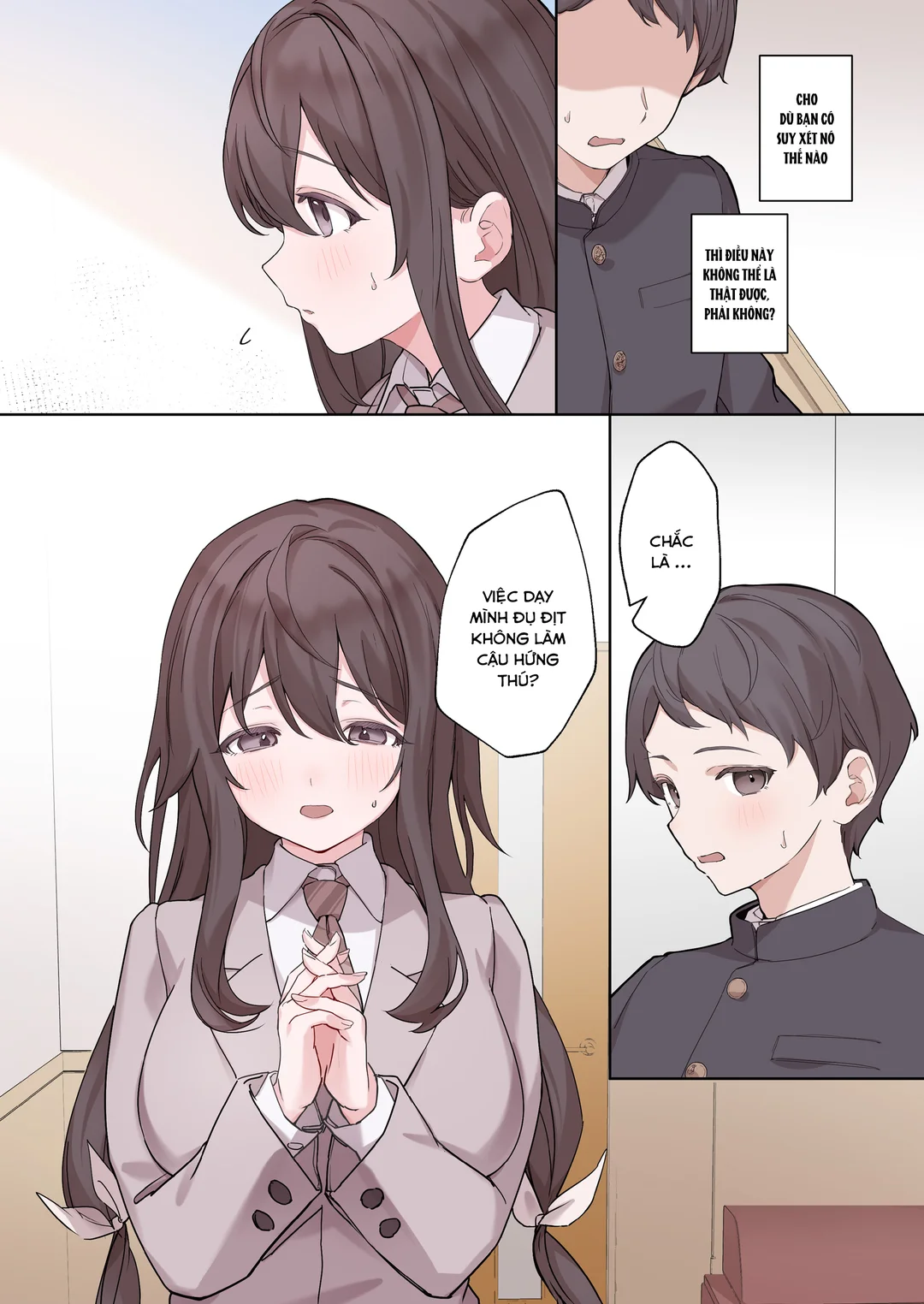 HentaiVN.net - Ảnh 9 - Những cô nàng ưu tú cần chỉ dẫn sâu sắc - Oneshot