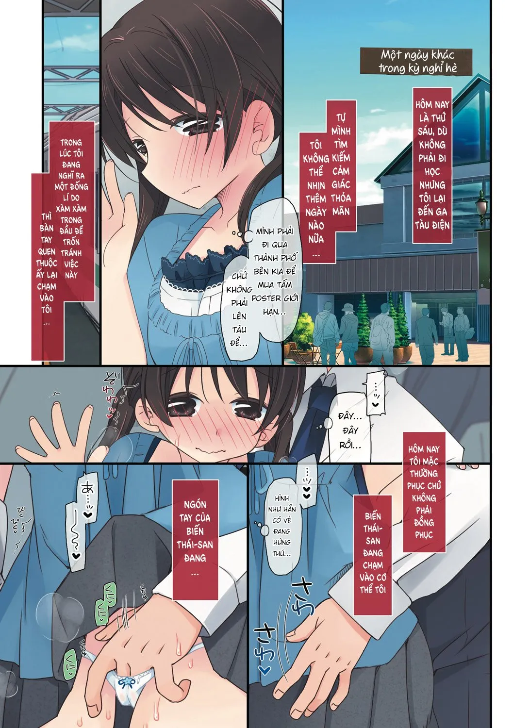 HentaiVN.net - Ảnh 12 - Tôi Đã Bị Quấy Rối Tình Dục Trên Tàu Trong Suốt 3 Năm Như Thế Nào? - Chap 2
