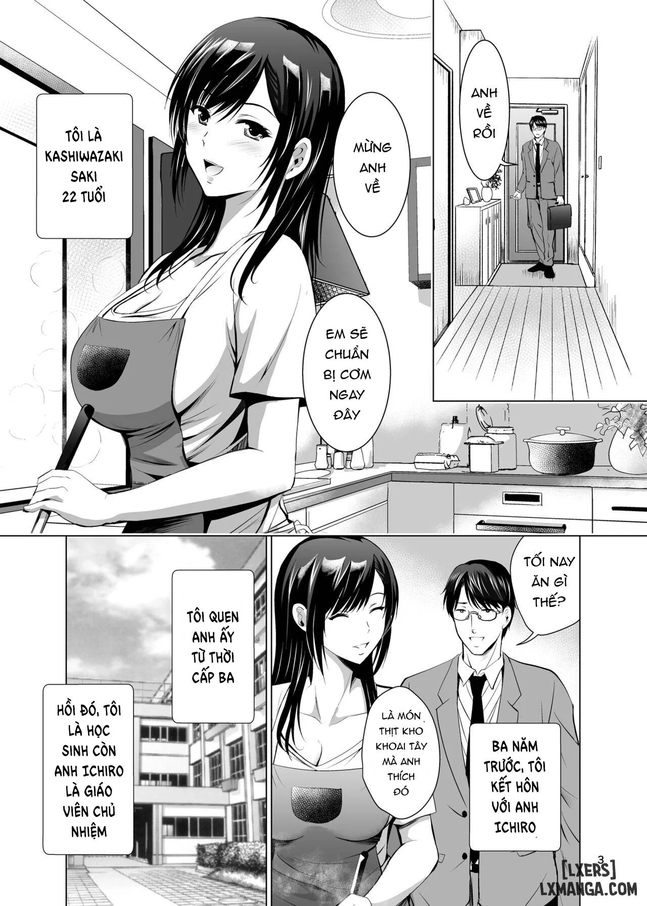 HentaiVN.net - Ảnh 5 - Moto Gal Wakazuma ga Yarikon ni Sanka Shita Ken - Chap 1.