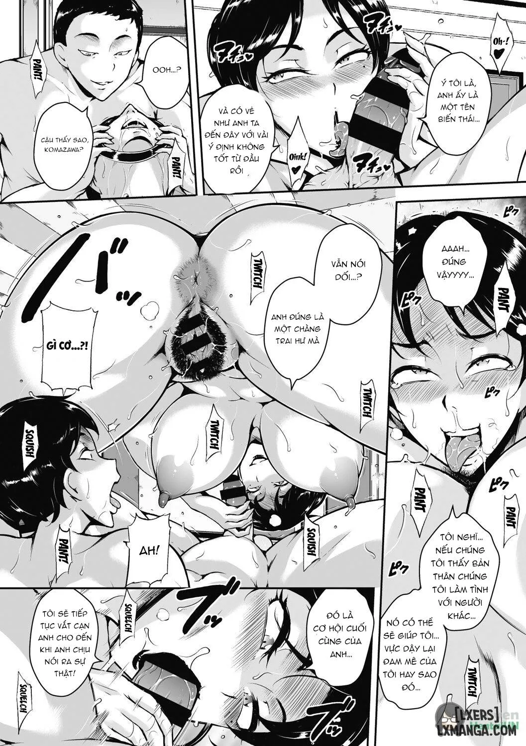 HentaiVN.net - Ảnh 28 - Akaneiro ni Modaeru Hitozuma - Chương 1