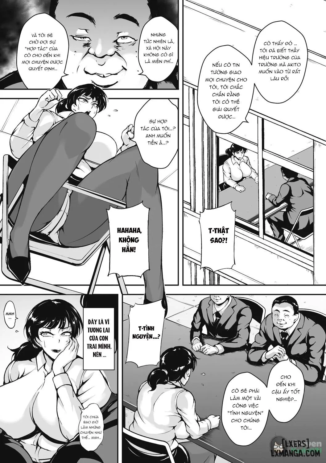 HentaiVN.net - Ảnh 5 - Akaneiro ni Modaeru Hitozuma - Chương 2