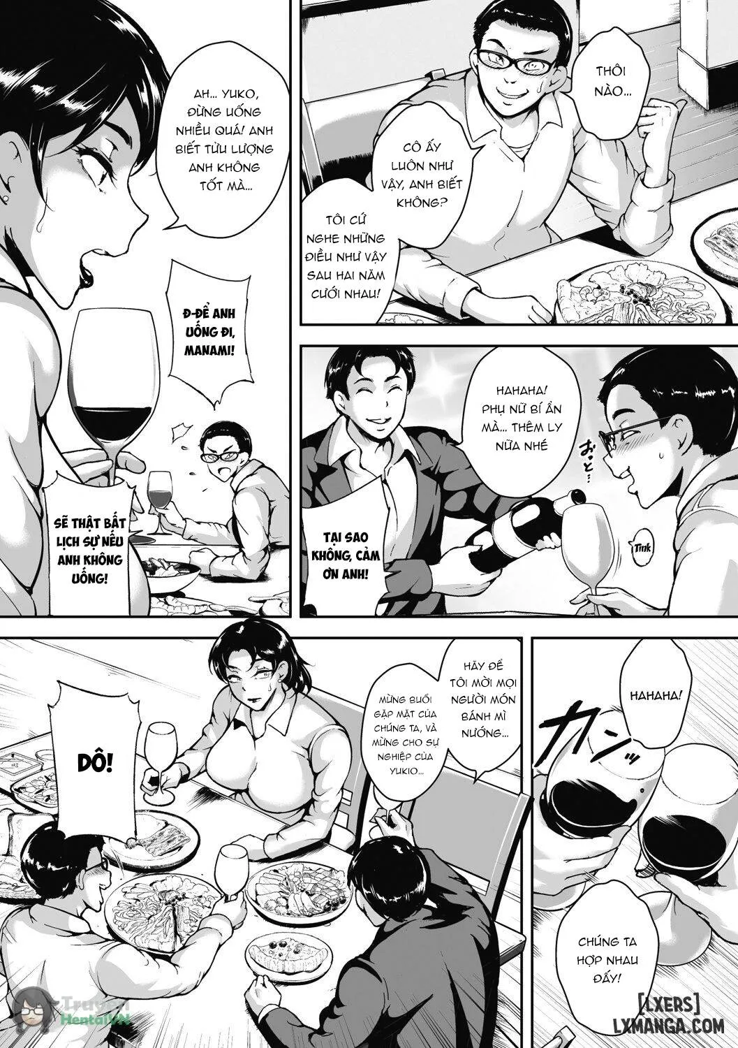 HentaiVN.net - Ảnh 13 - Akaneiro ni Modaeru Hitozuma - Chương 3