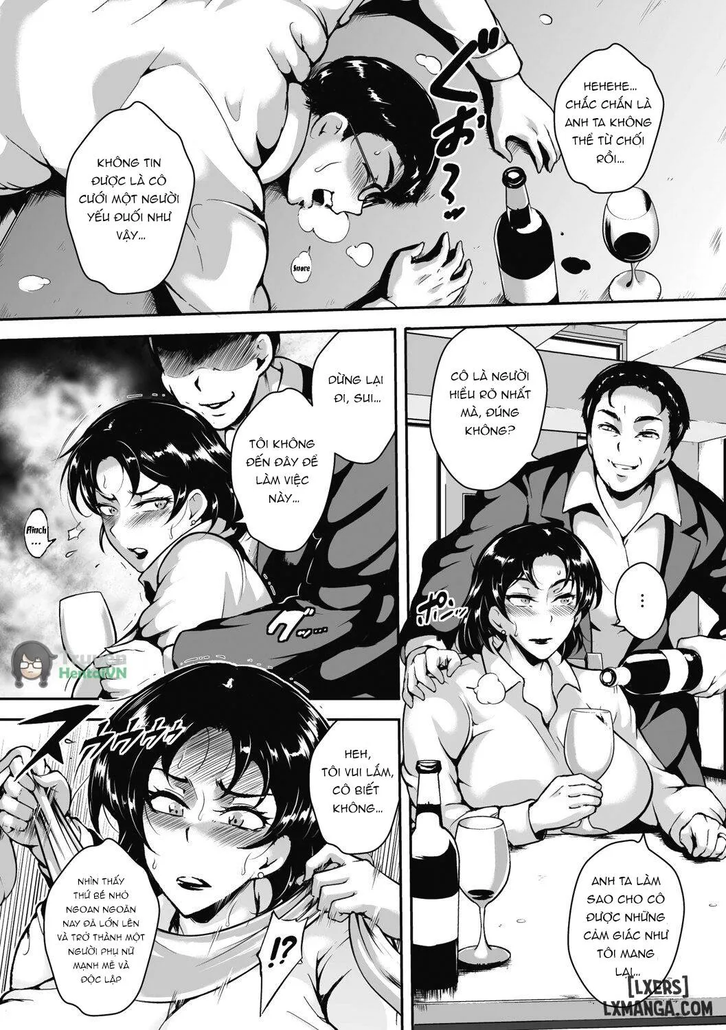 HentaiVN.net - Ảnh 14 - Akaneiro ni Modaeru Hitozuma - Chương 3
