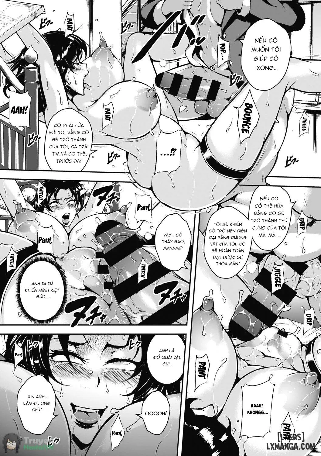 HentaiVN.net - Ảnh 18 - Akaneiro ni Modaeru Hitozuma - Chương 4